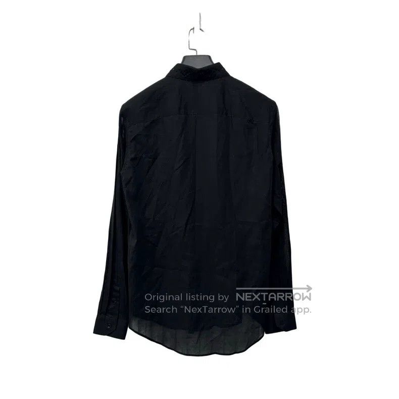 Saint Laurent Paris Sequined Organza Shirt