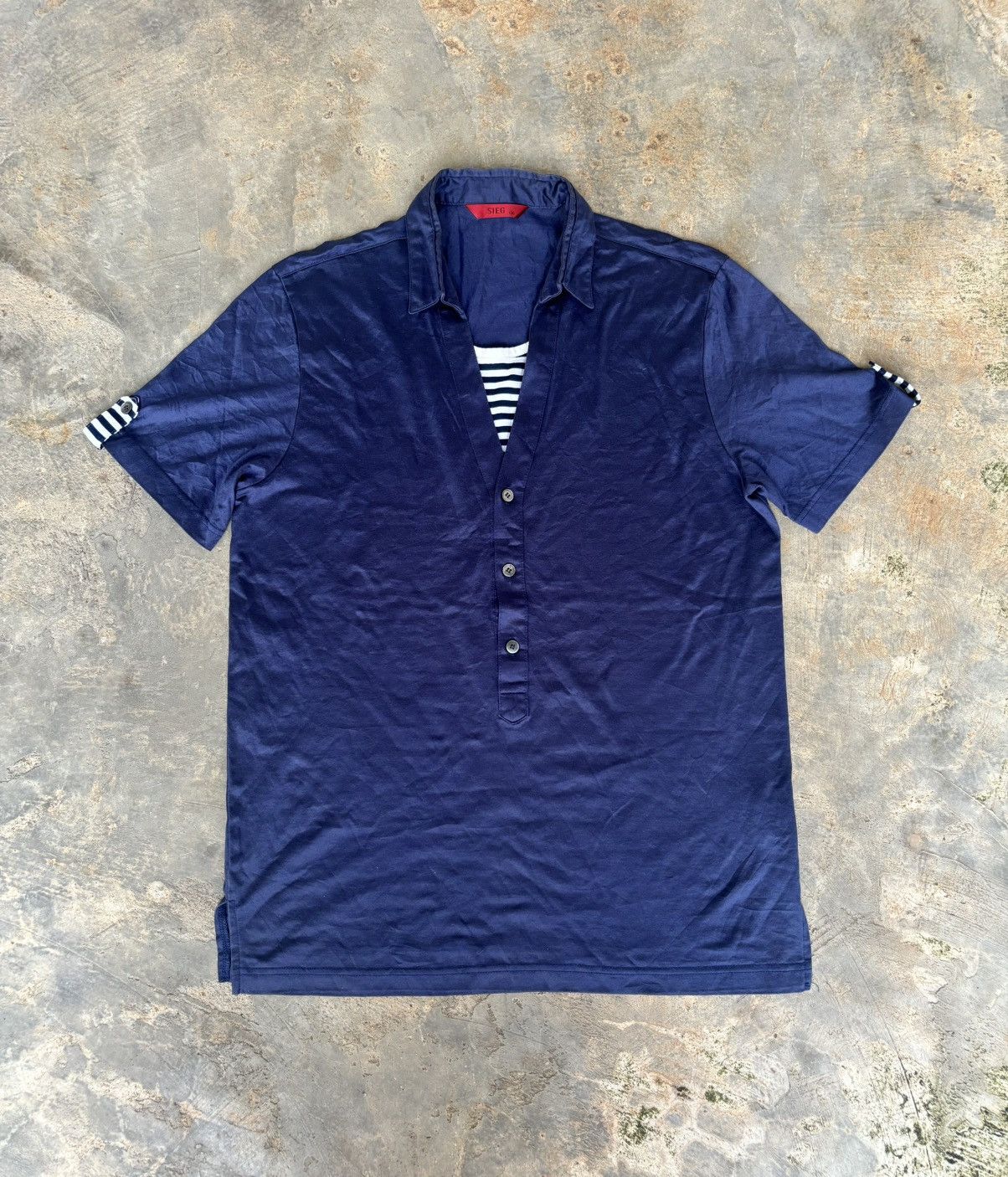 Hysteric Glamour × Japanese Brand Y2k Double Layer Style Sieg Shirt Size US L / EU 52-54 / 3 - 1 Thumbnail