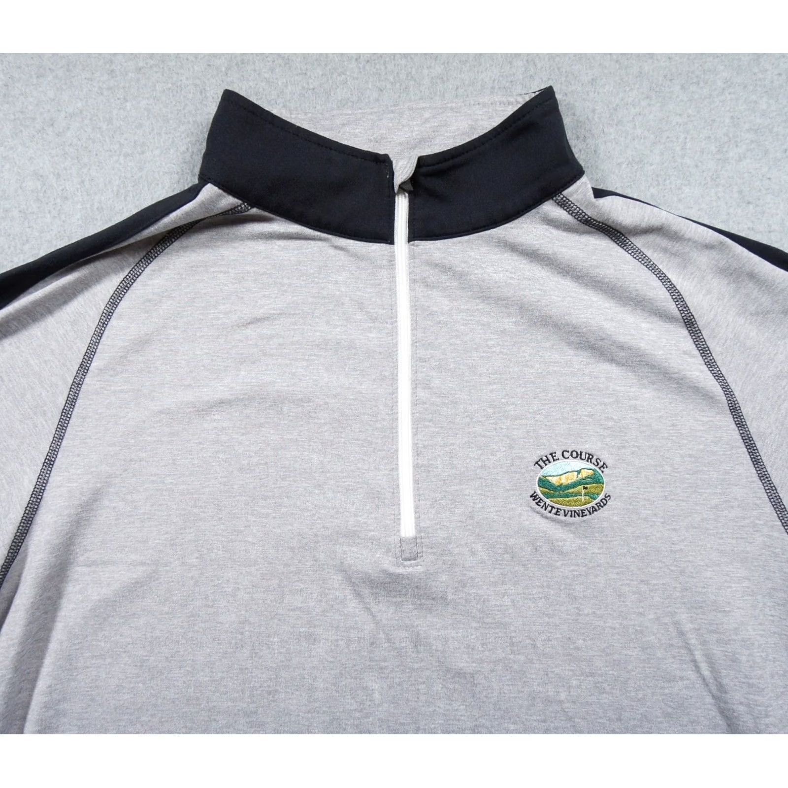 Footjoy FootJoy Sweater Mens L Gray Quarter Zip Pullover Golf Wente Vineyards Course Size US L / EU 52-54 / 3 - 2 Thumbnail