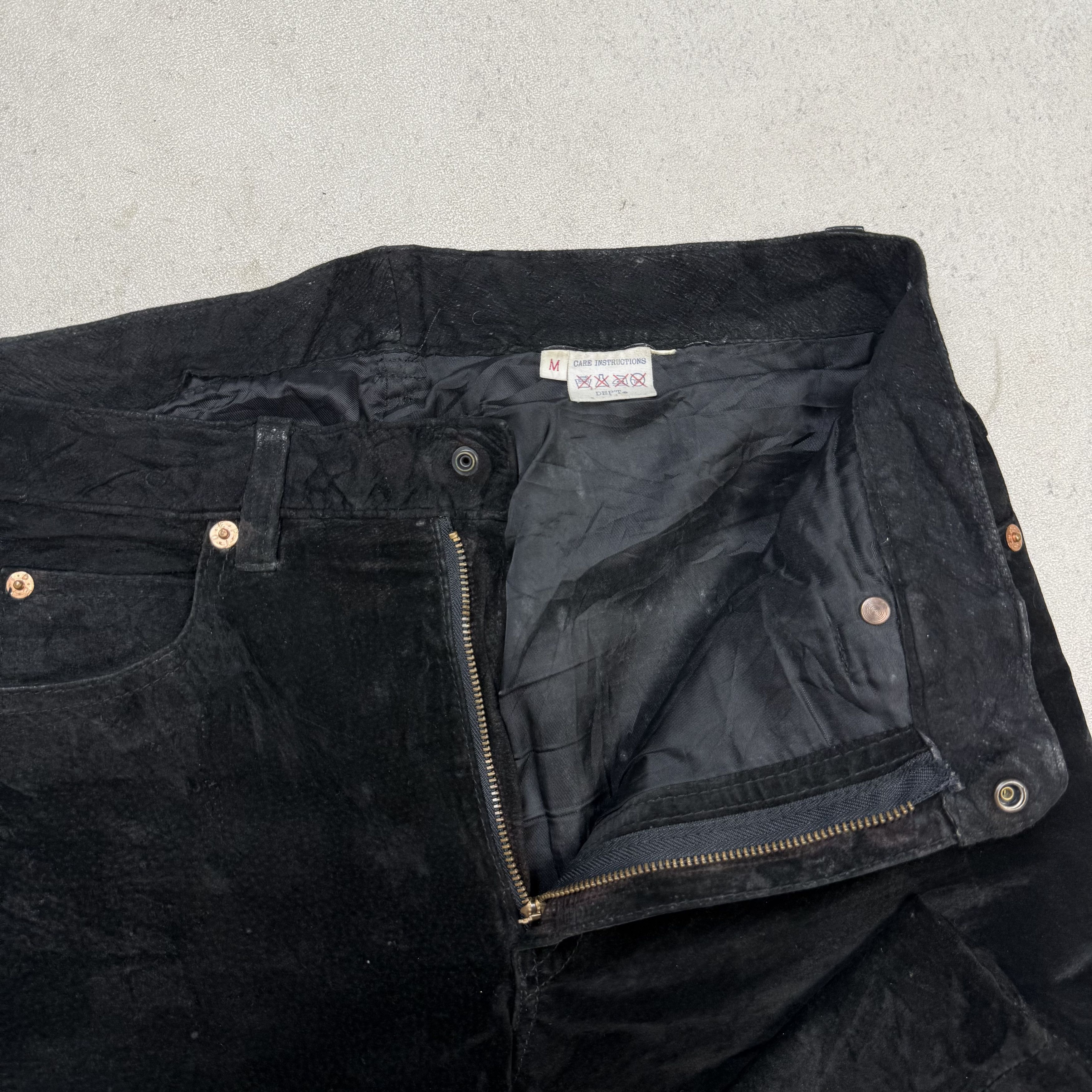 Japanese Brand DEPT Pig Suede Pants Size US 30 / EU 46 - 5 Thumbnail