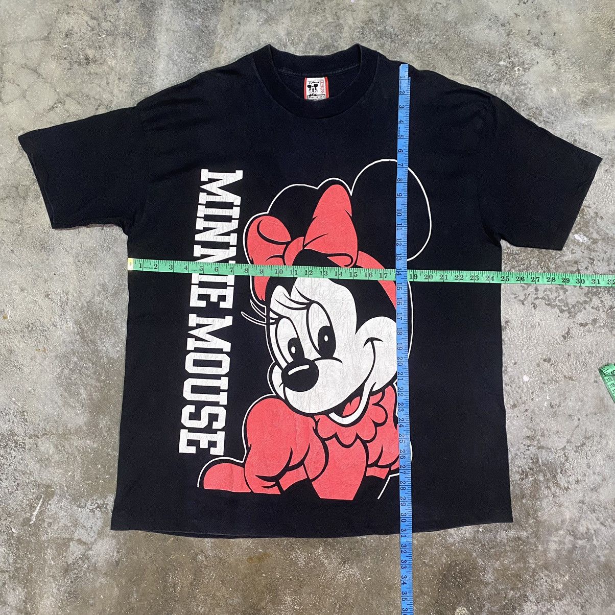 Disney × Mickey Mouse × Vintage VINTAGE 90’s MINNIE MOUSE BIG PRINT DISNEY CARTOON TEE Size US XXL / EU 58 / 5 - 12 Thumbnail