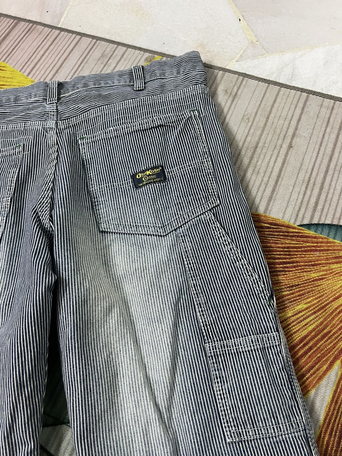 Japanese Brand 💥Vintage Oshkosh Carpenter Stripe Hickory Denim Jean Size US 36 / EU 52 - 18 Thumbnail