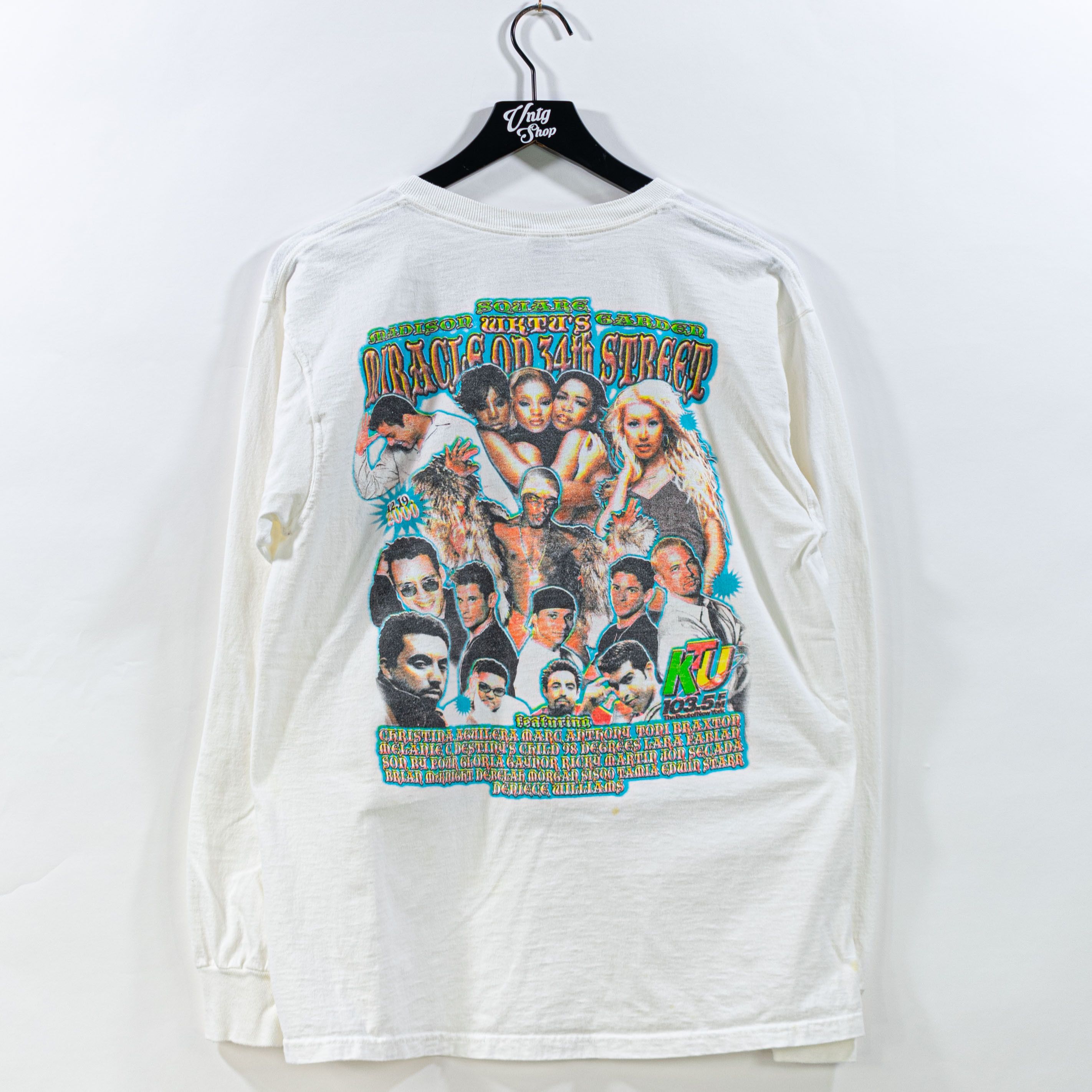image of Archival Clothing x Rap Tees 2000 Ktu Msg New York Miracle Destiny's Child Sisqo T-Shirt in White (