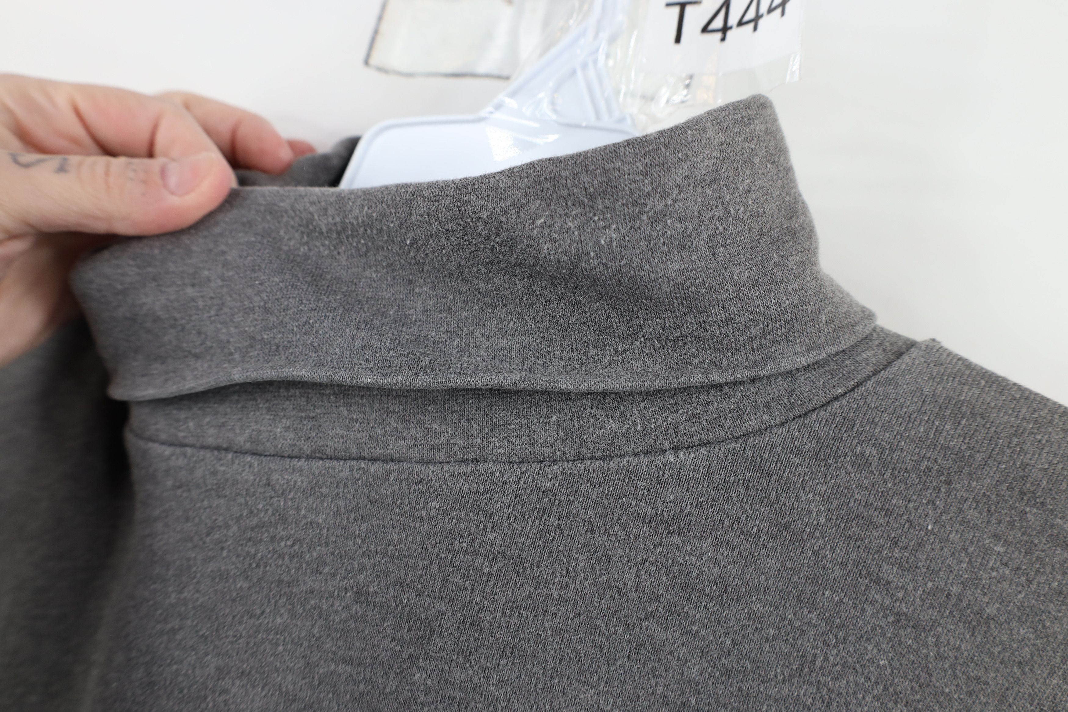 Vintage × Woolrich Woolen Mills Vintage 90s Woolrich Turtleneck T-Shirt Gray Cotton USA Size US L / EU 52-54 / 3 - 8 Thumbnail