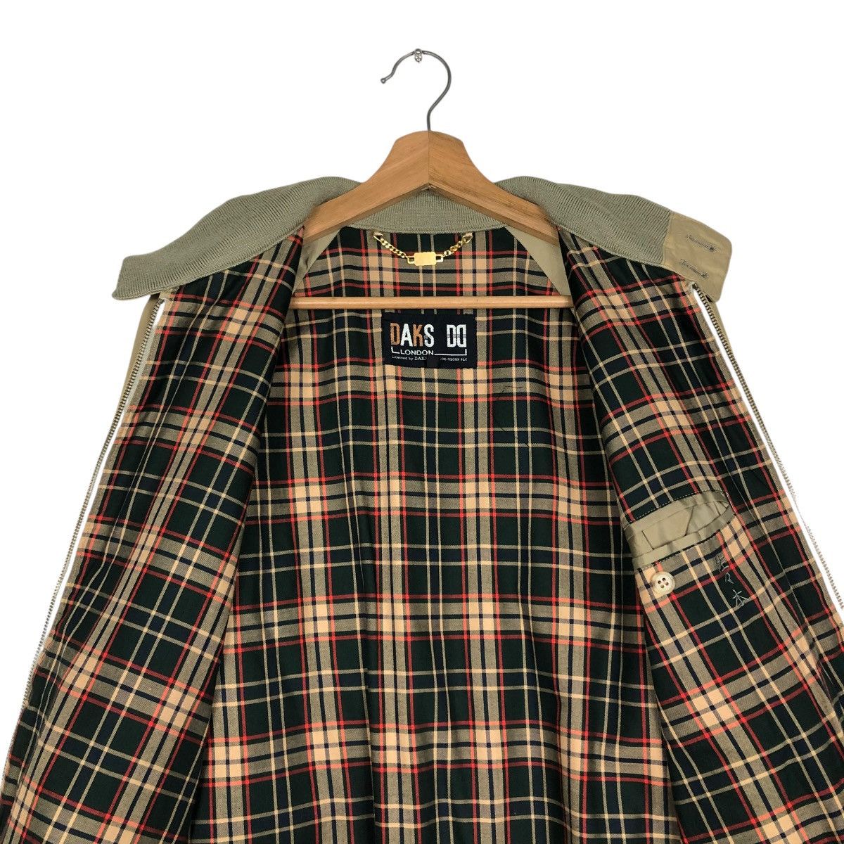 Japanese Brand 🔥VINTAGE BOMBER JACKET DAKS LONDON BLANKET TARTAN DESIGN Size US M / EU 48-50 / 2 - 16 Thumbnail