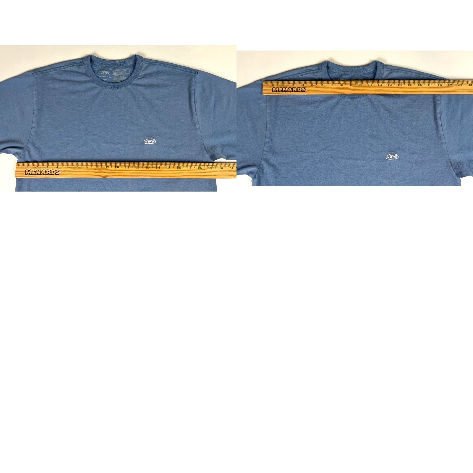 Vans Vans Off the Wall Color Multiplier T-Shirt Mens M Blue 100% Cotton Crew Neck Short Sleeve Easy Care Moisture Wicking Size US M / EU 48-50 / 2 - 9 Thumbnail