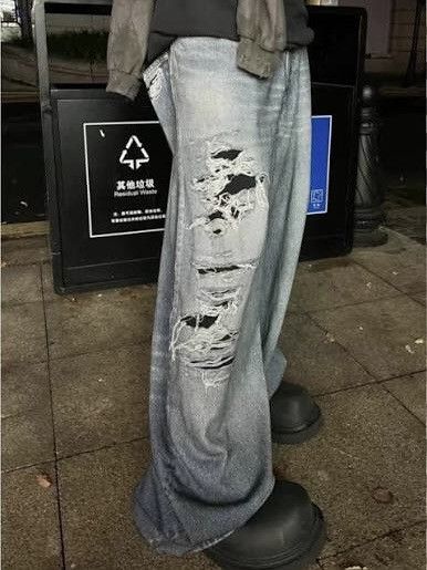 Balenciaga Balenciaga 3D Printed Distressed Denim Size US 36 / EU 52 - 1 Thumbnail