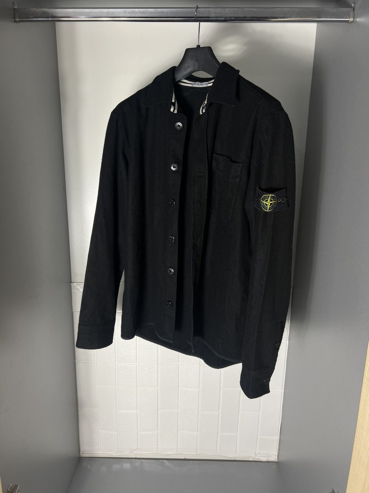 Stone Island × Vintage VERY RARE STONE ISLAND OVER-SHIRT RETRO ITALIAN DESIGNER 90s Size US XL / EU 56 / 4 - 5 Thumbnail