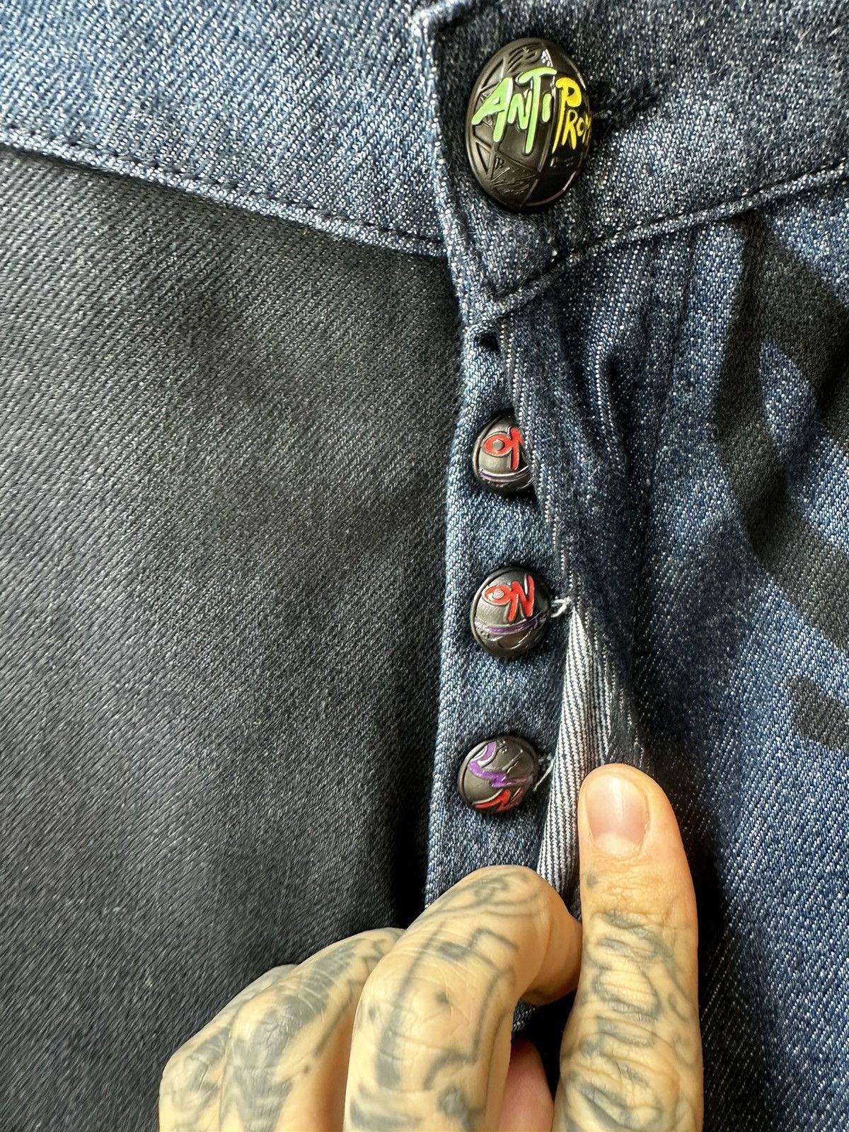 Matty Boy MATTY BOY 99 EYES BLUE JEANS NYC SIZE 38 Size US 38 / EU 54 - 6 Thumbnail