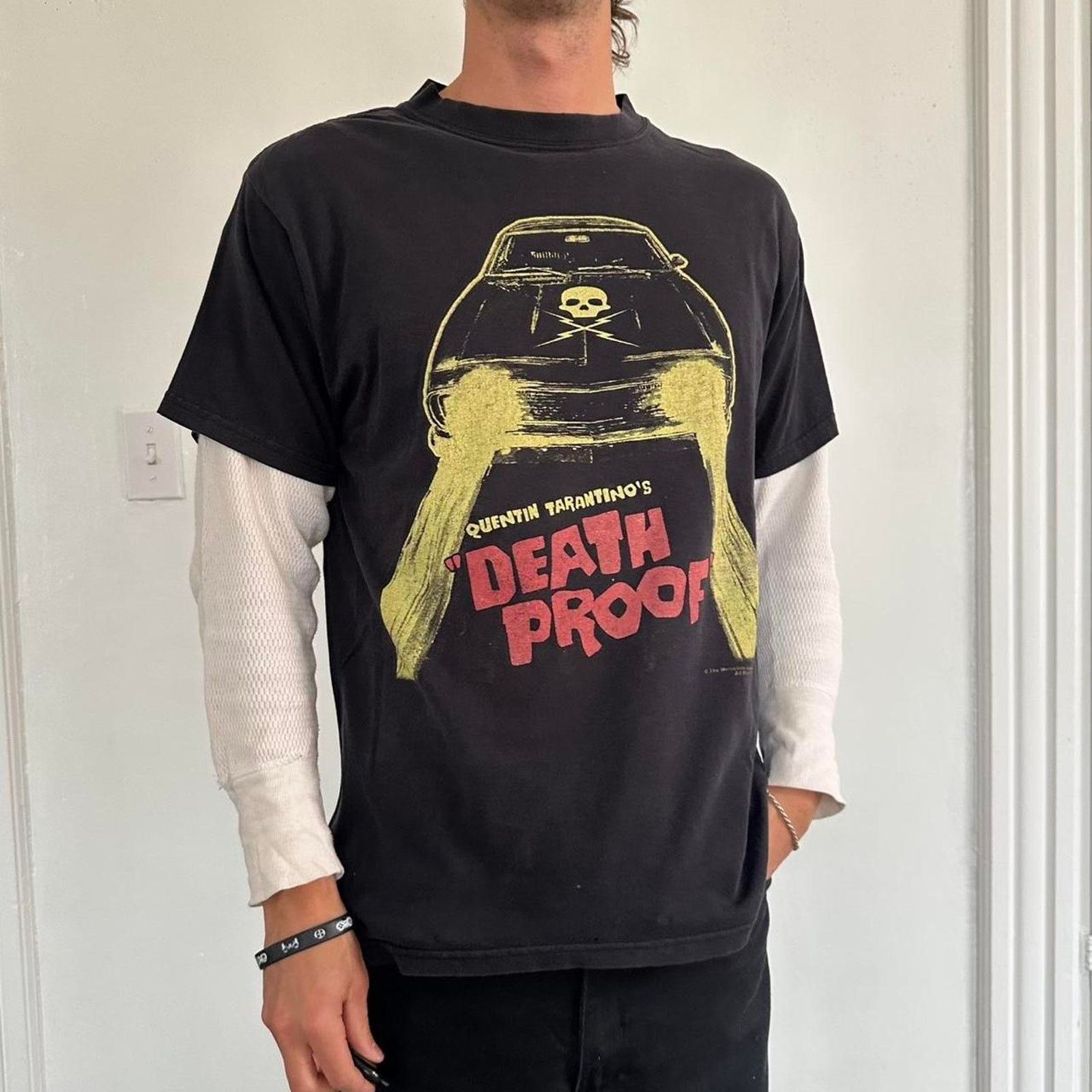 Vintage Vintage 00s Quentin Tarantino Death Proof Movie Promo Tee Size US L / EU 52-54 / 3 - 8 Thumbnail