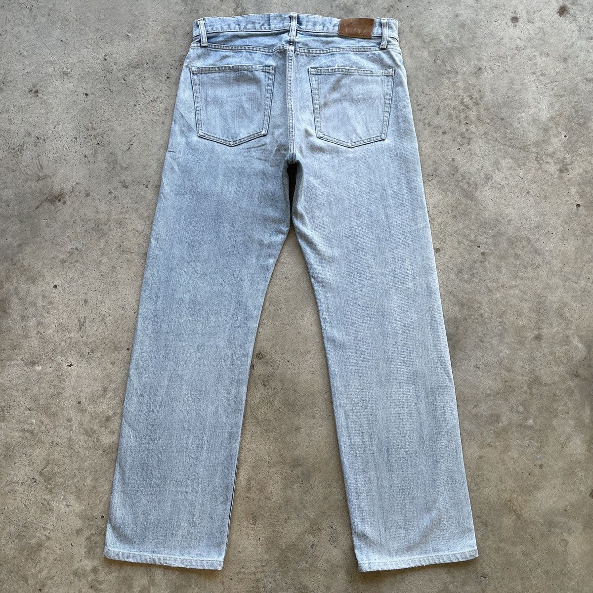 Japanese Brand Vintage Japanese Brand Straight Faded Jeans Denim Pants W33 Size US 33 - 12 Thumbnail