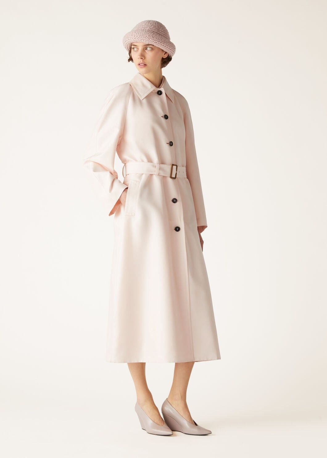 Loro Piana o1srvl11e0725 FAO3654 Sherman Single-breasted Trench Coat Size XS / US 0-2 / IT 36-38 - 4 Thumbnail