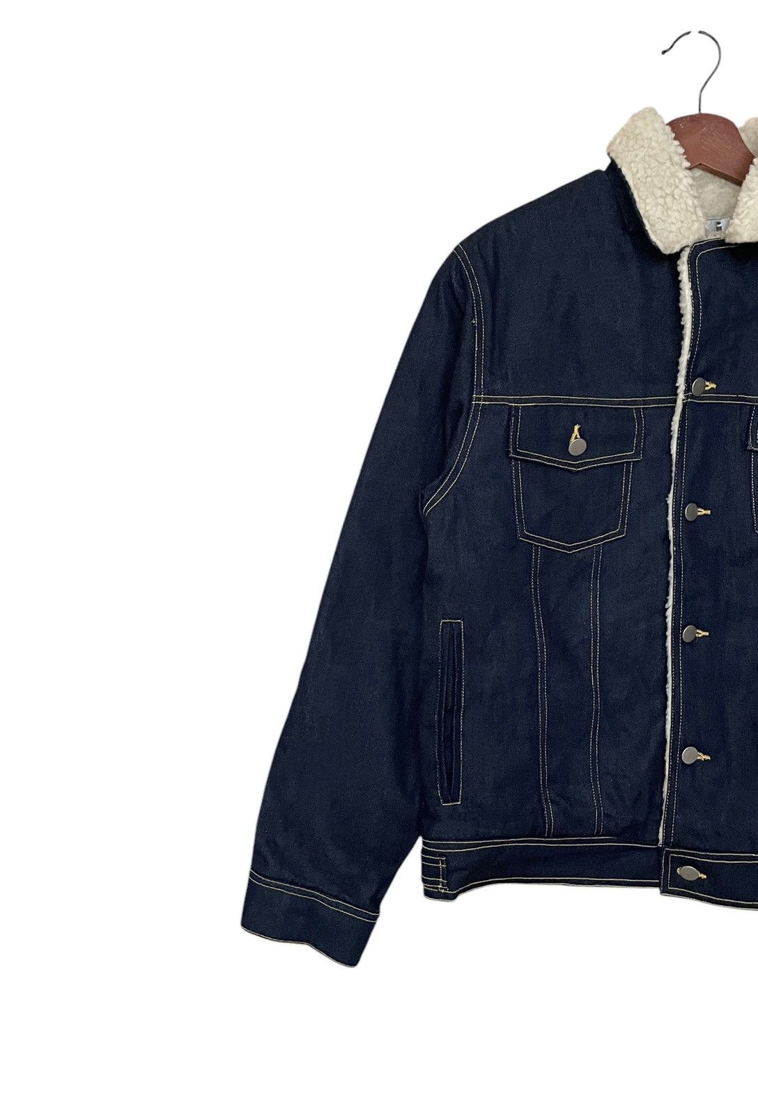 Japanese Brand Vintage Japanese Brand J Success Fur Denim Jacket 2000s Size US L / EU 52-54 / 3 - 3 Thumbnail