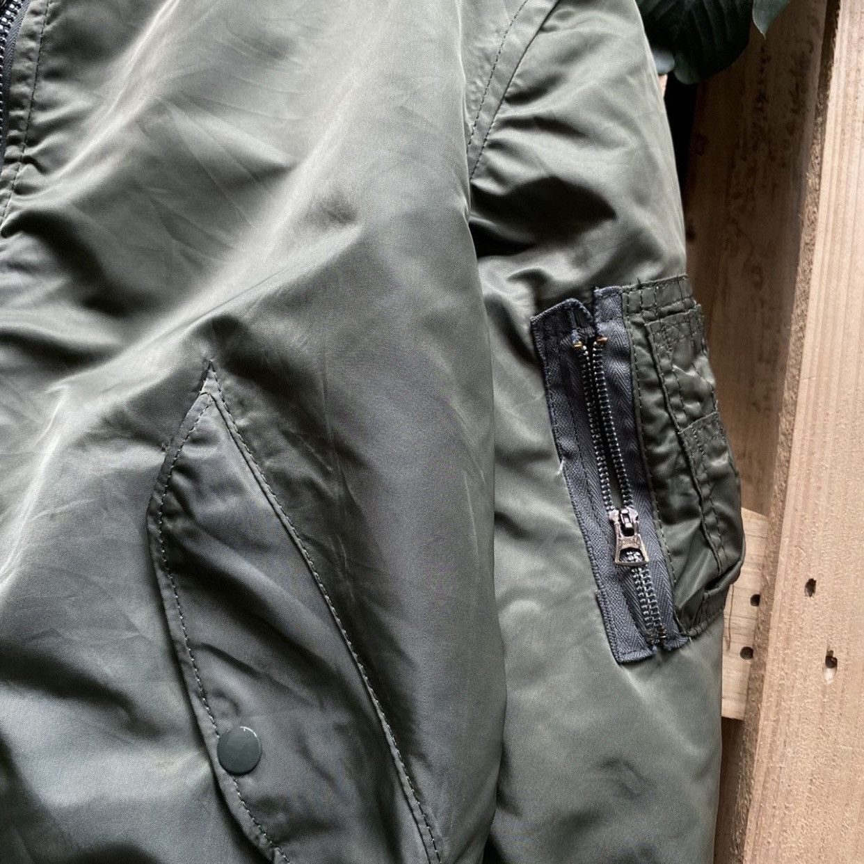 Alpha Industries Vintage Alpha Industries U.S Air Force Bomber Jacket MA-1 Size US M / EU 48-50 / 2 - 6 Thumbnail