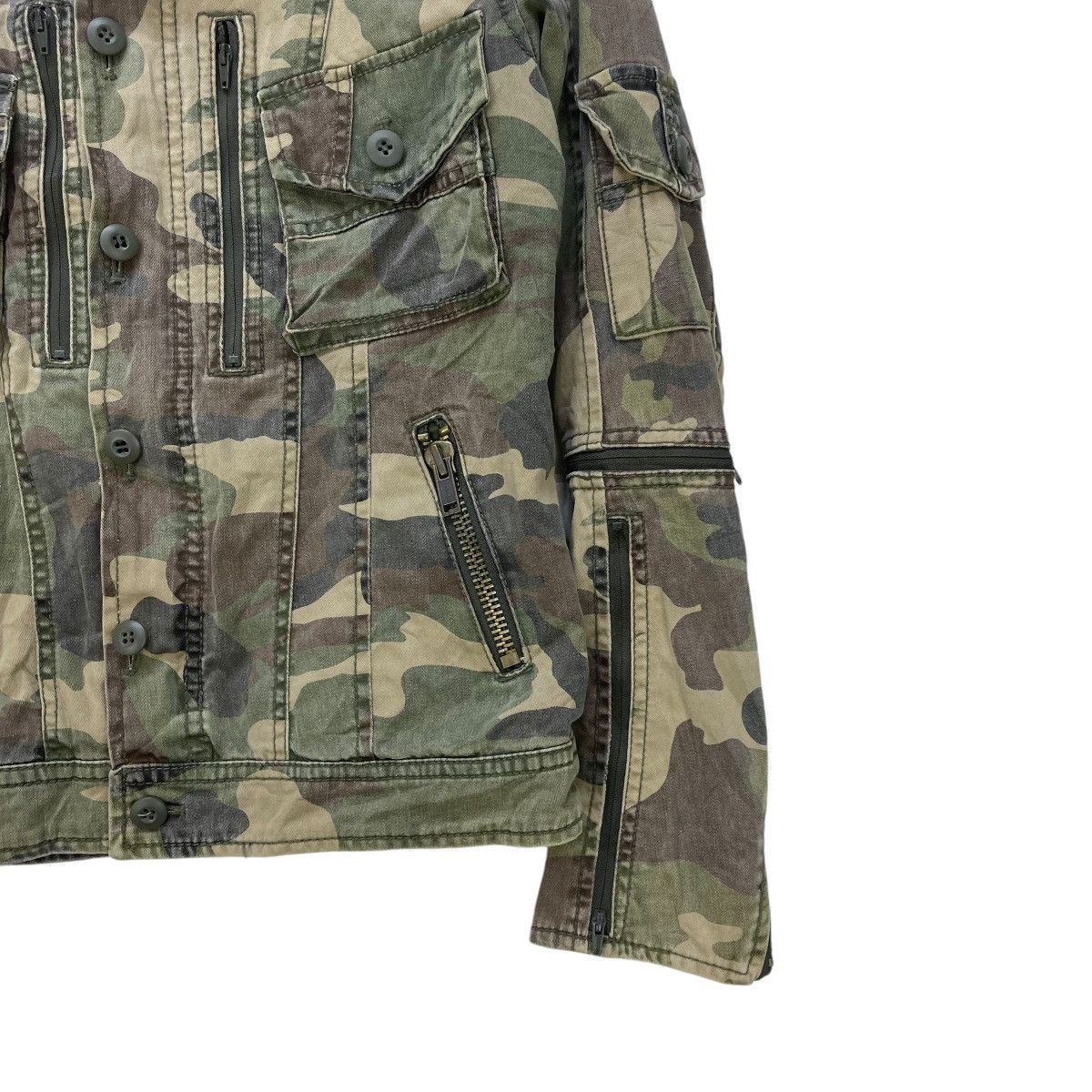 MOUSSY Japanese Brand Moussy Camo Filed Jacket Style Military Size M / US 6-8 / IT 42-44 - 6 Thumbnail