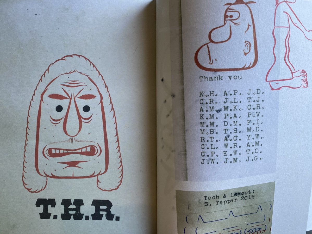 Huf × Upper Playground Barry McGee Grey one signed graffiti Zine Size ONE SIZE - 4 Thumbnail