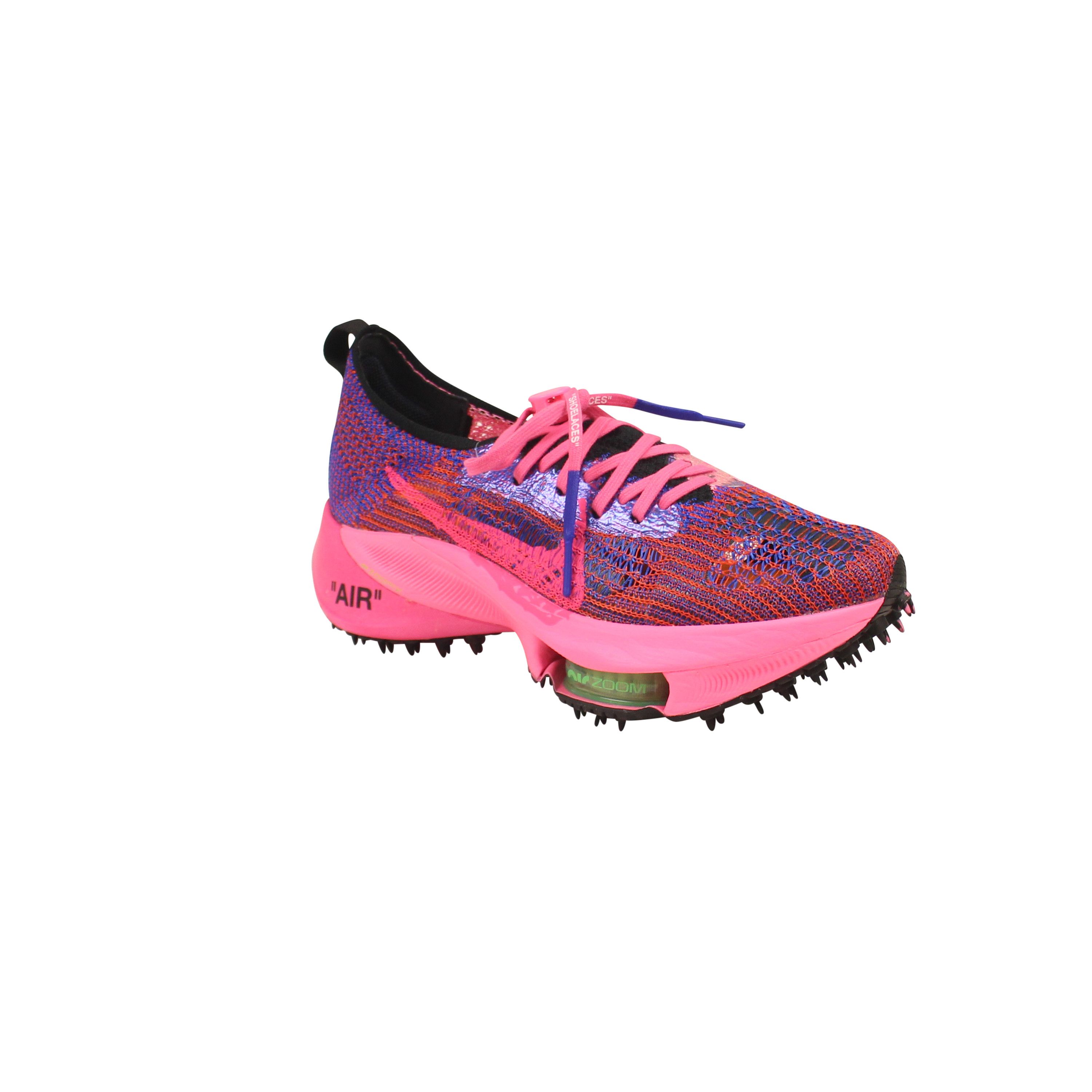 image of Off White Fuchsia Zoom Tempor Racer Sneaker Size 10, Men's