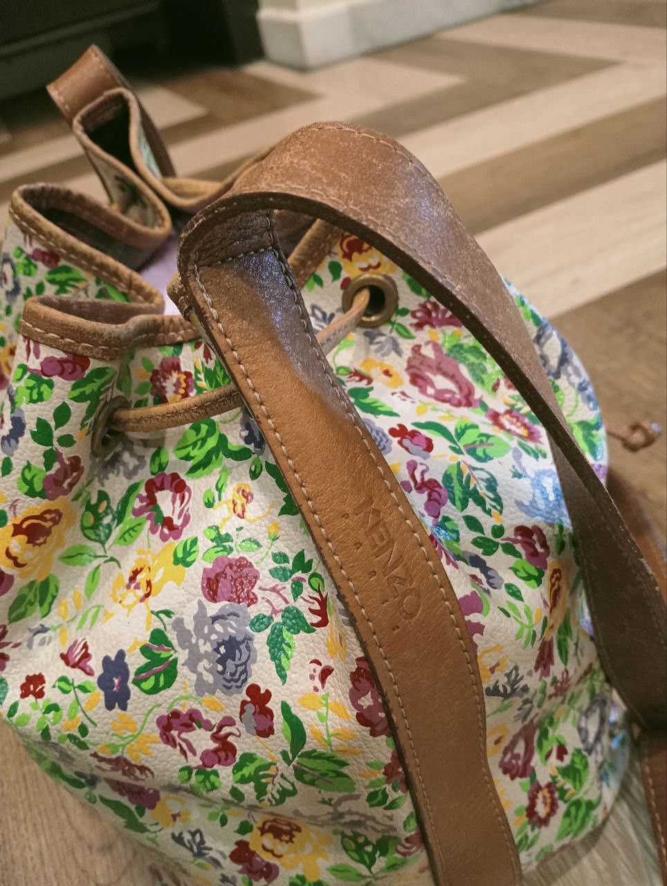 Kenzo VINTAGE KENZO PARIS FLORAL CROSSBODY BAG Size ONE SIZE - 6 Thumbnail