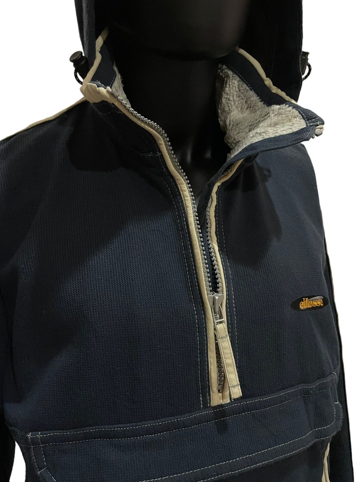 Ellesse 90s Vtg ELLESE Thermal Multi-pocket Half-zip Winter Jacket Size US M / EU 48-50 / 2 - 5 Thumbnail