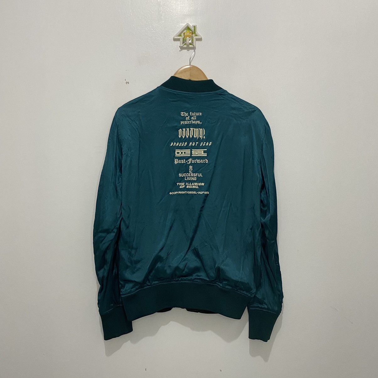 Diesel Diesel Sukajan Reversible Bomber Jacket Size US S / EU 44-46 / 1 - 8 Thumbnail