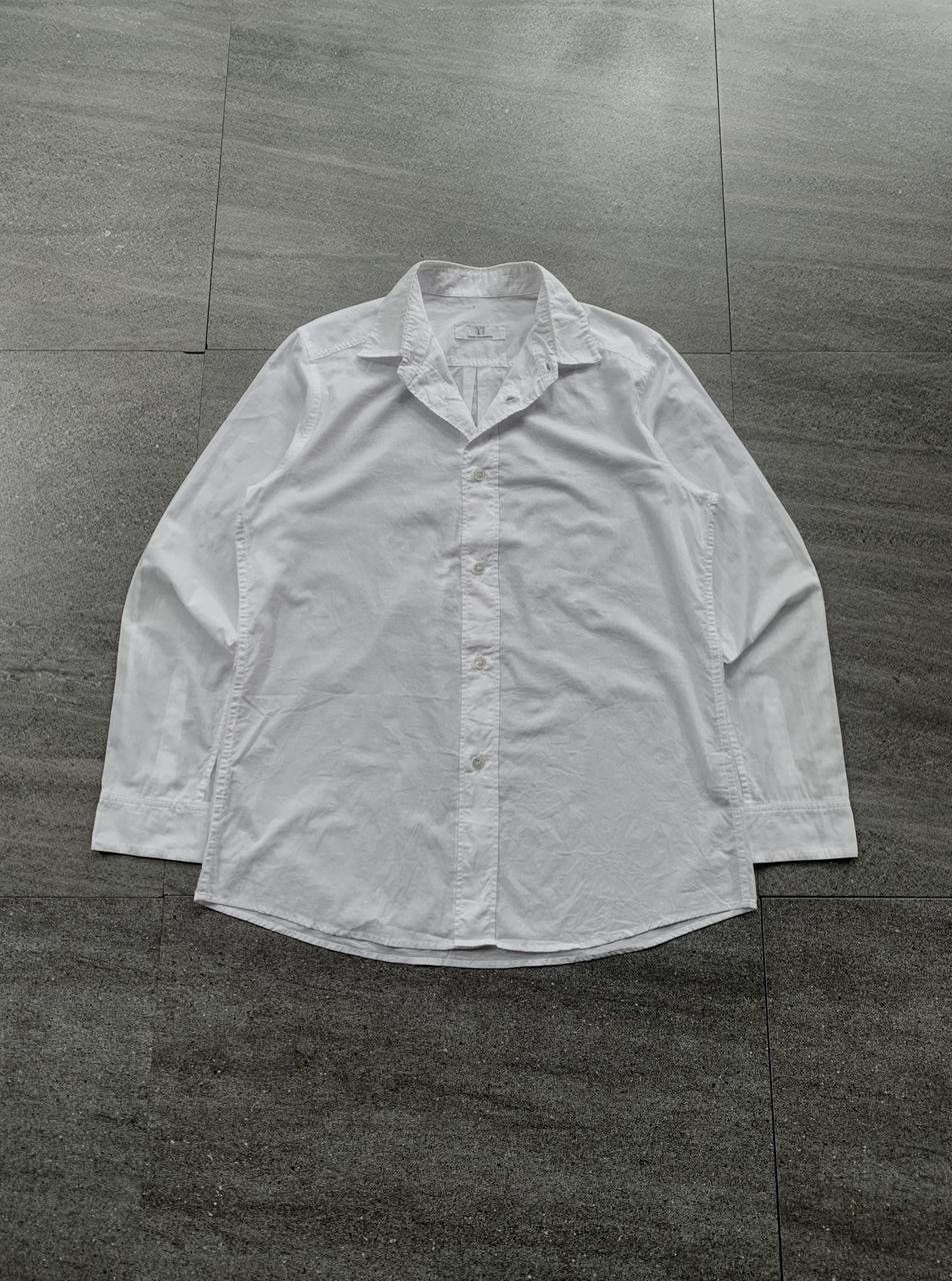 Yohji Yamamoto FREE TAX! Ys Basic White Ls Shirt Size US S / EU 44-46 / 1 - 1 Thumbnail