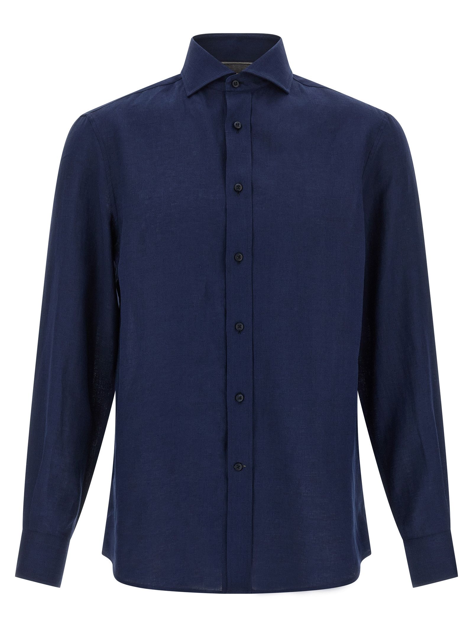 Brunello Cucinelli Linen Shirt Size US L / EU 52-54 / 3 - 1 Thumbnail