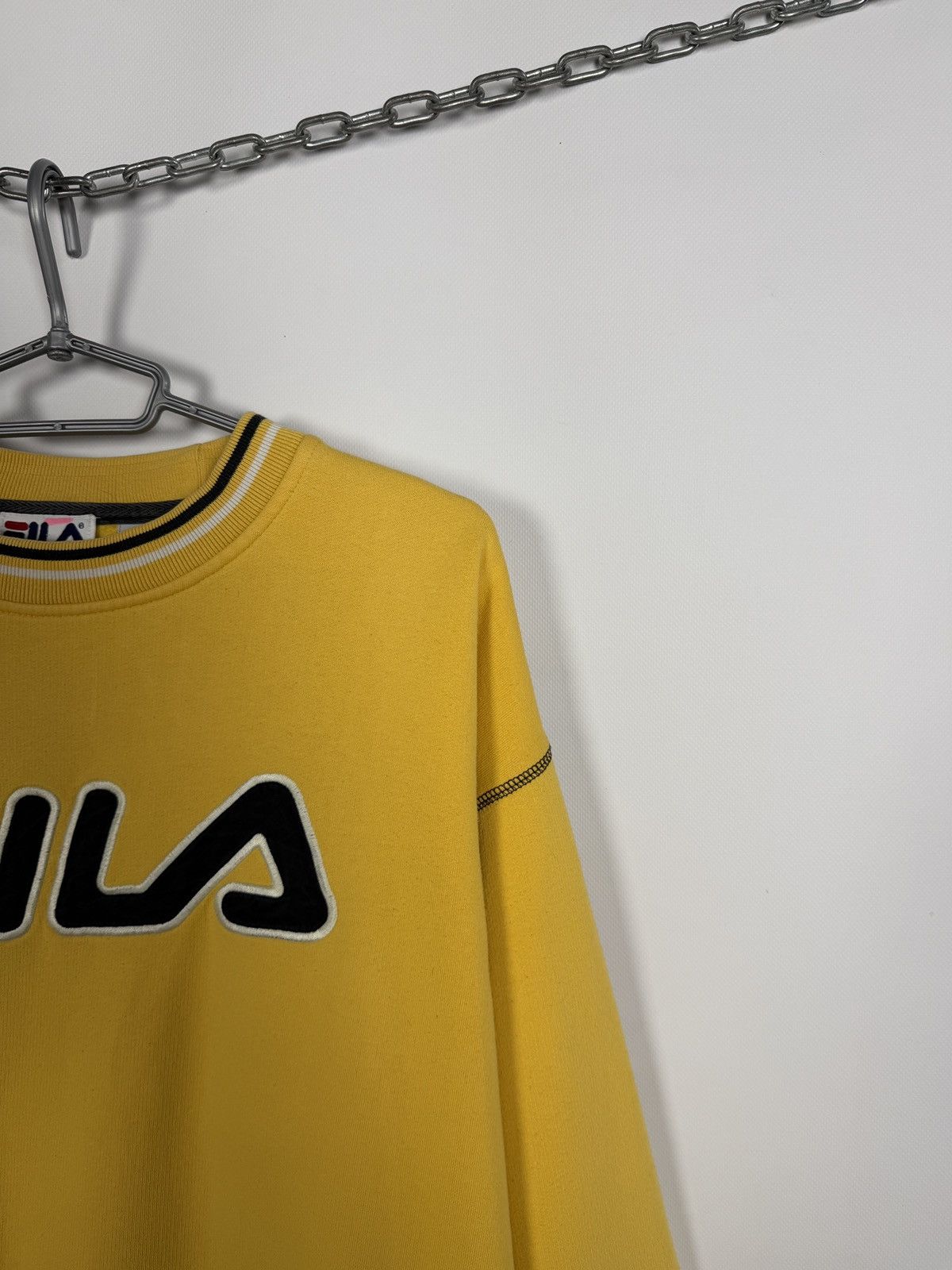 Fila Fila Vintage Sweatshirt Embroidered Logo Korea Made Size L Size US L / EU 52-54 / 3 - 2 Thumbnail