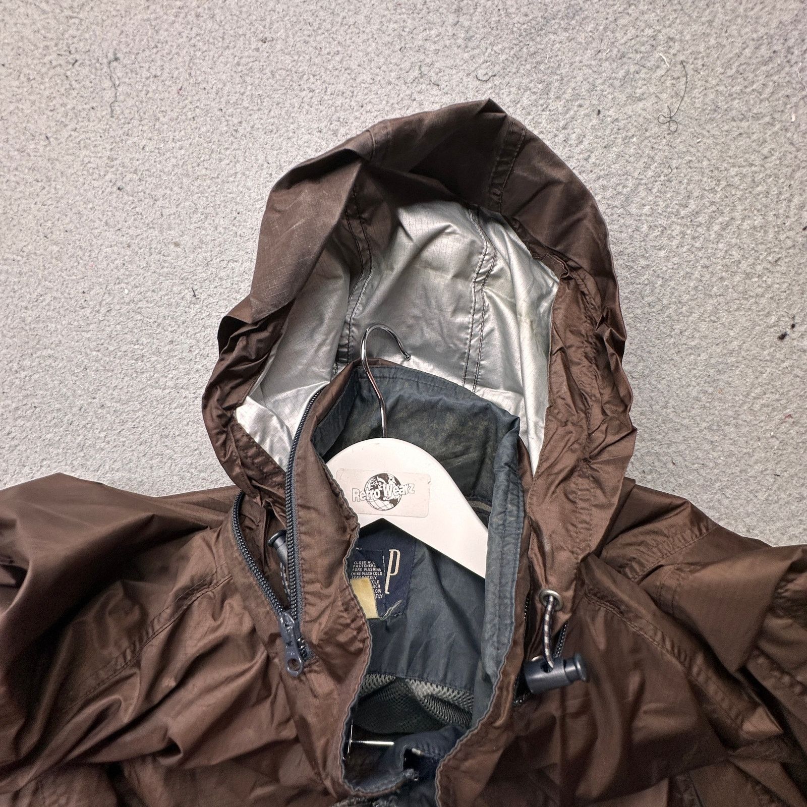 Gap VTG GAP Nylon Hooded Windbreaker Jacket Mens Large Ripstop Size US L / EU 52-54 / 3 - 3 Thumbnail