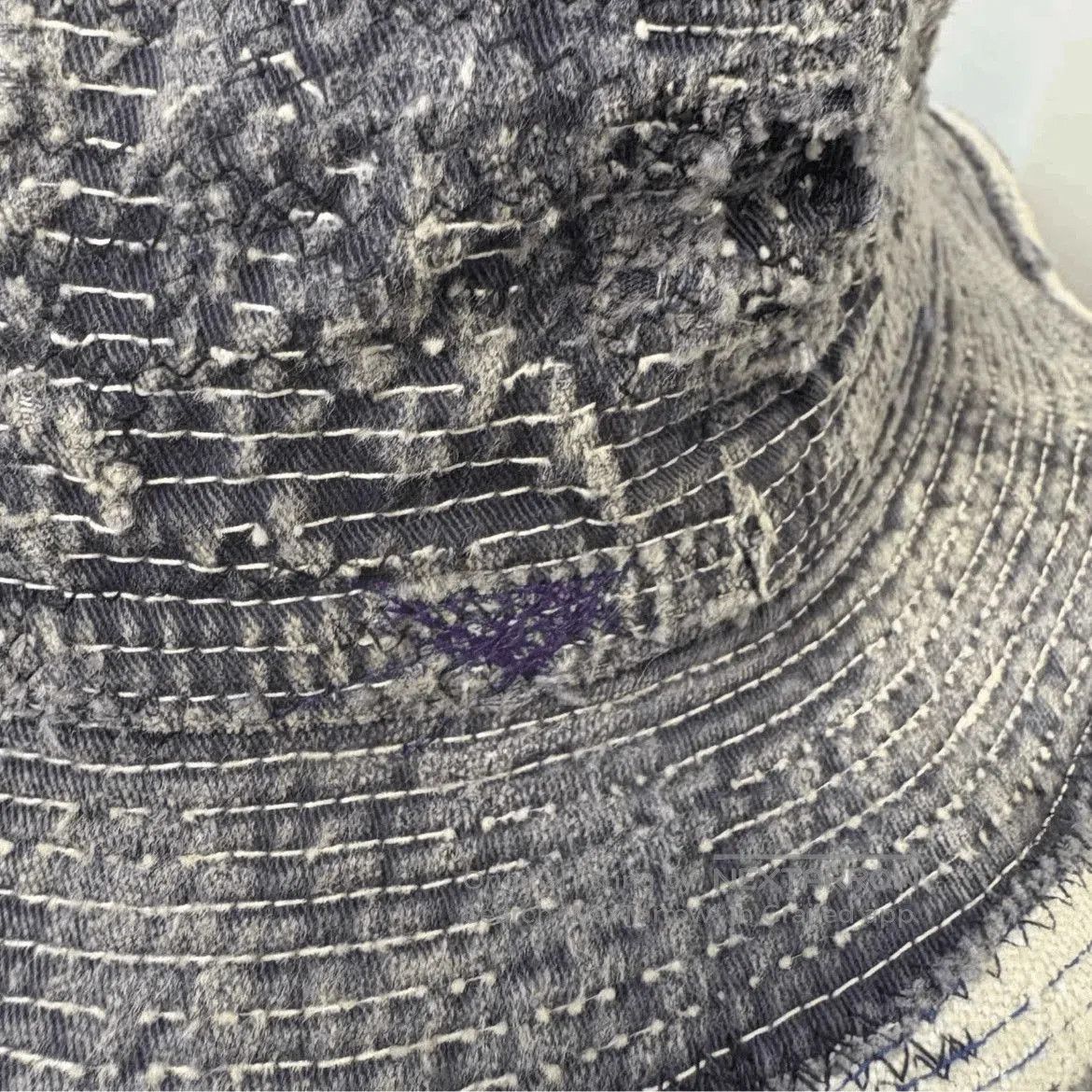 Kapital KAPITAL BROBRO Distressed Bucket Hat. Size ONE SIZE - 3 Thumbnail
