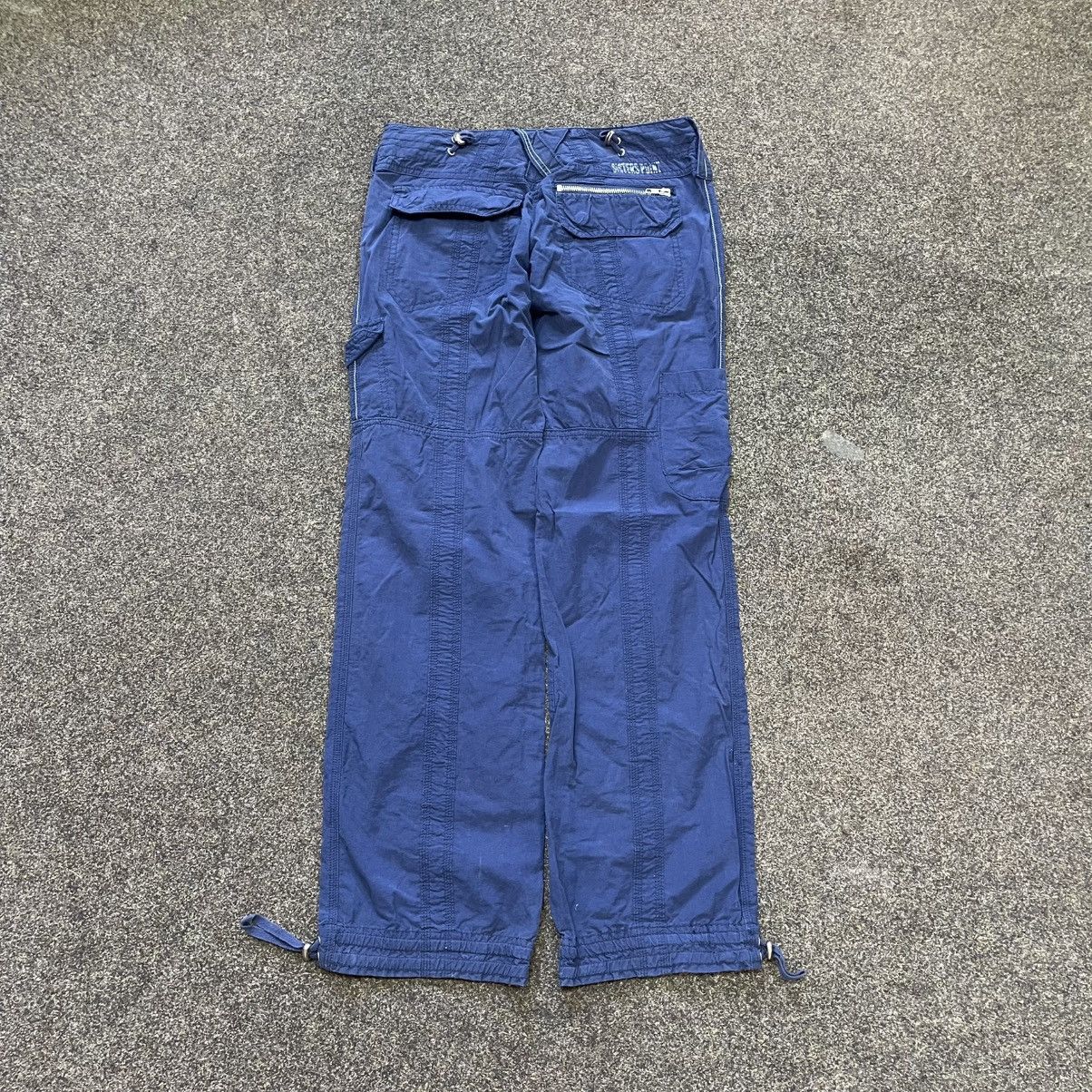 Vintage Vintage Y2K Baggy Wide Leg Faded Blue Cargo Pants Grunge 32 Size US 32 / EU 48 - 3 Thumbnail