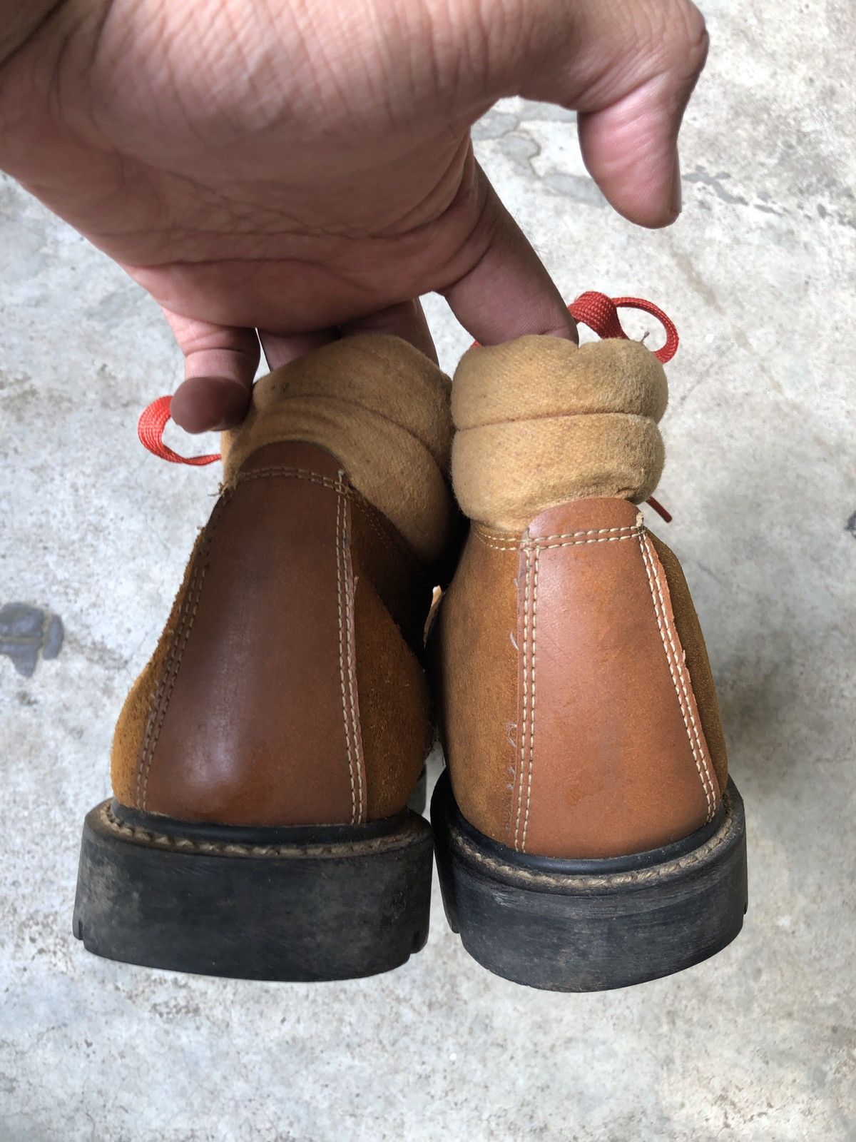 Vintage VINTAGE MONTBLANC SUEDE HIKING BOOTS Size US 10.5 / EU 43-44 - 8 Thumbnail