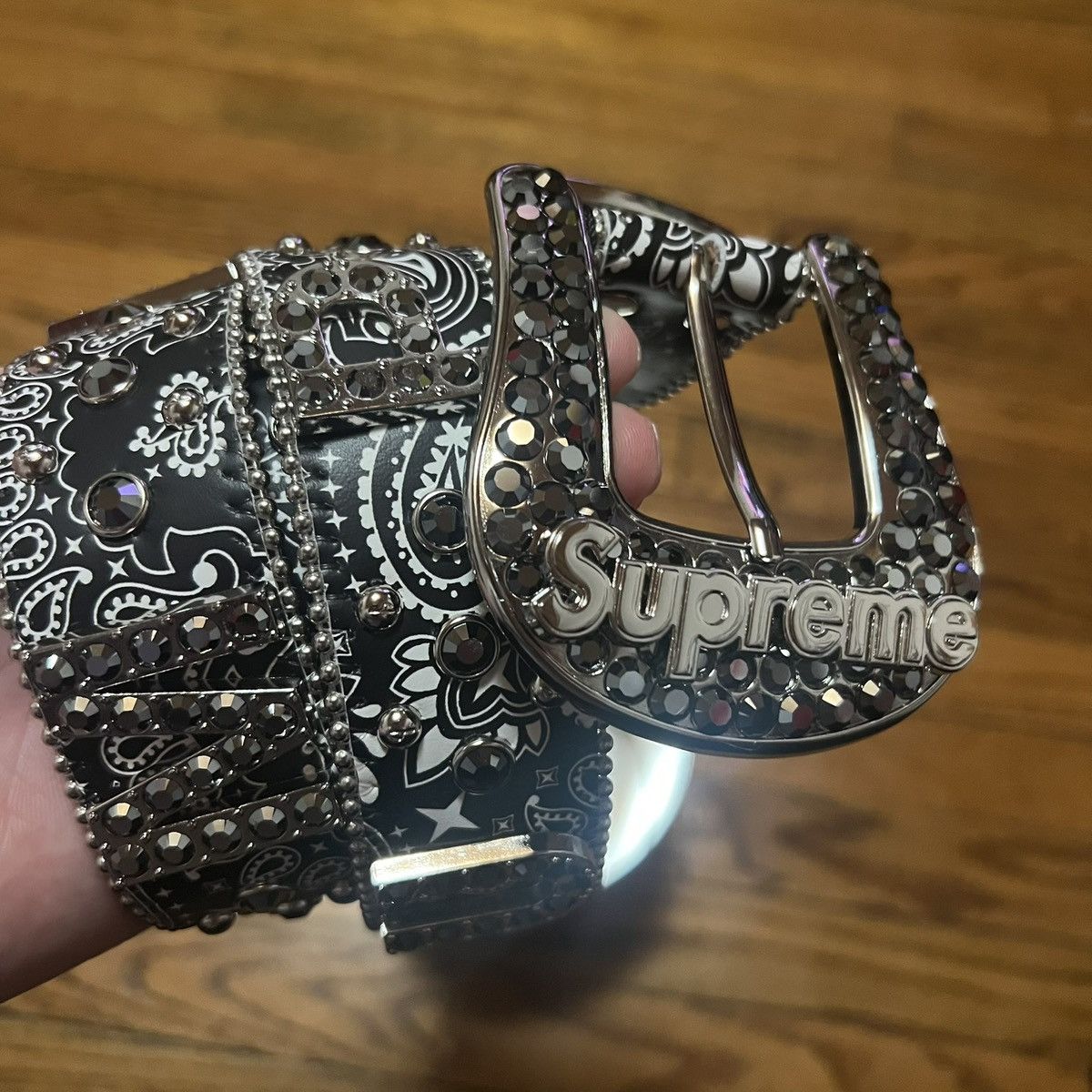 B.B. Simon In Hand Supreme BB Simon Bandana Belt Black Size: XL Size 40 - 4 Thumbnail