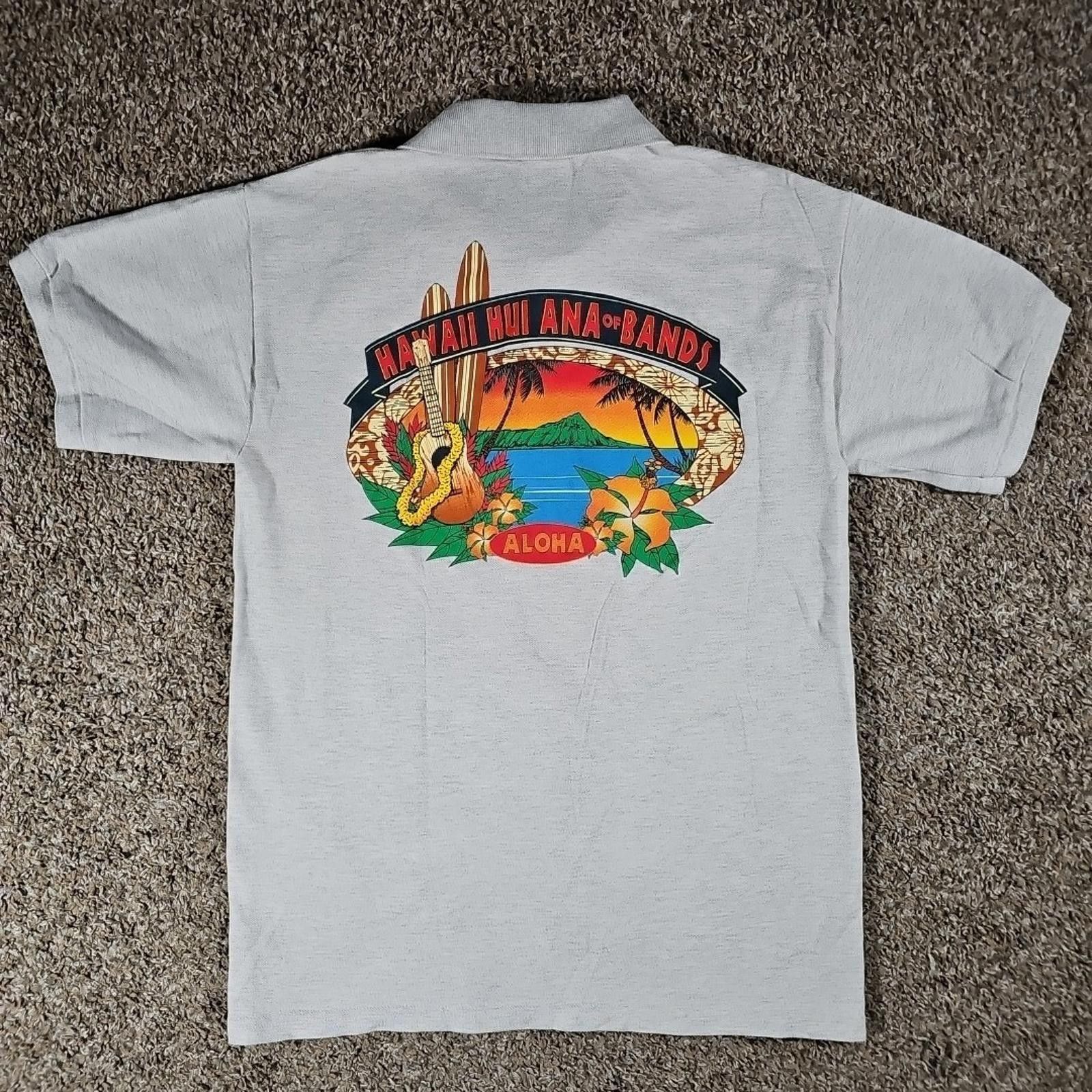 Gildan Hawaii Band Hui Ana Small Polo Shirt Size US S / EU 44-46 / 1 - 5 Thumbnail
