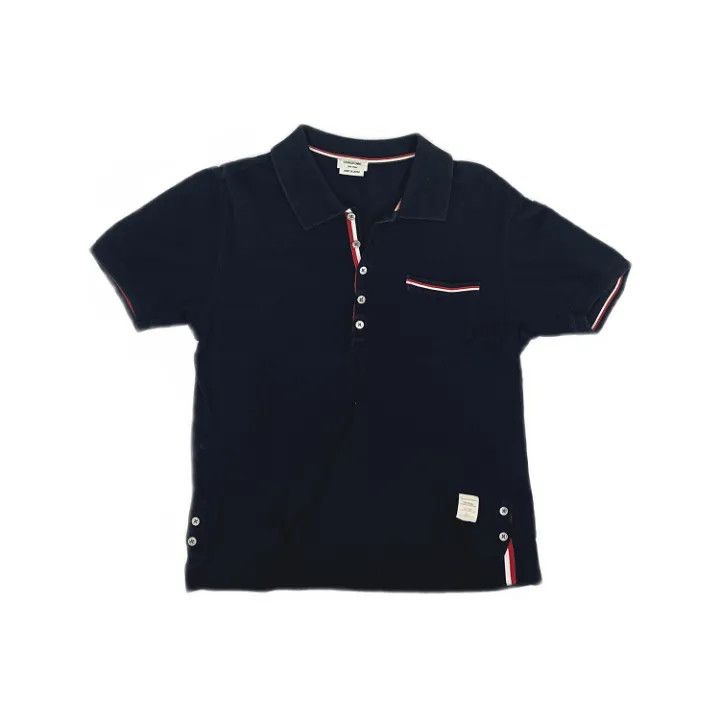 Thom Browne Thom Browne Casual Short Sleeve Polo 0079 Size US L / EU 52-54 / 3 - 1 Thumbnail