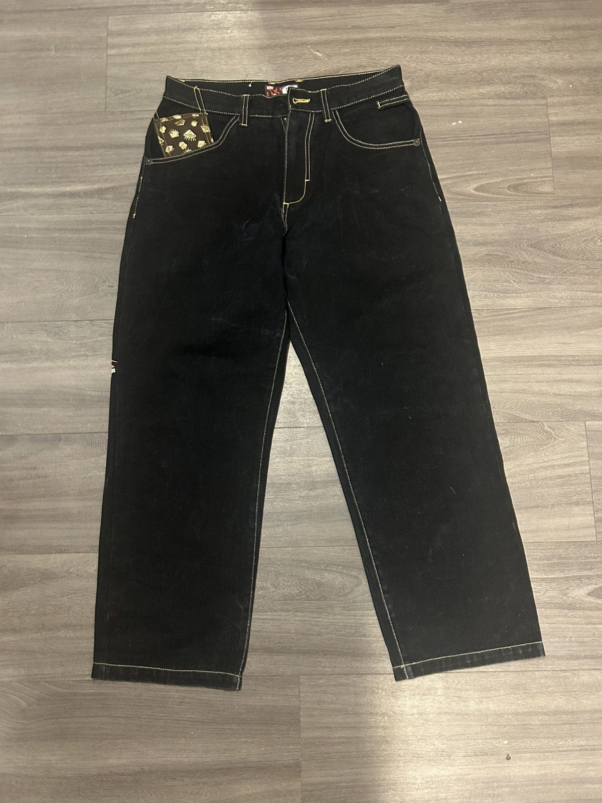 Other Baggy Skater Jeans Crazy Embroidery Size US 32 / EU 48 - 2 Thumbnail