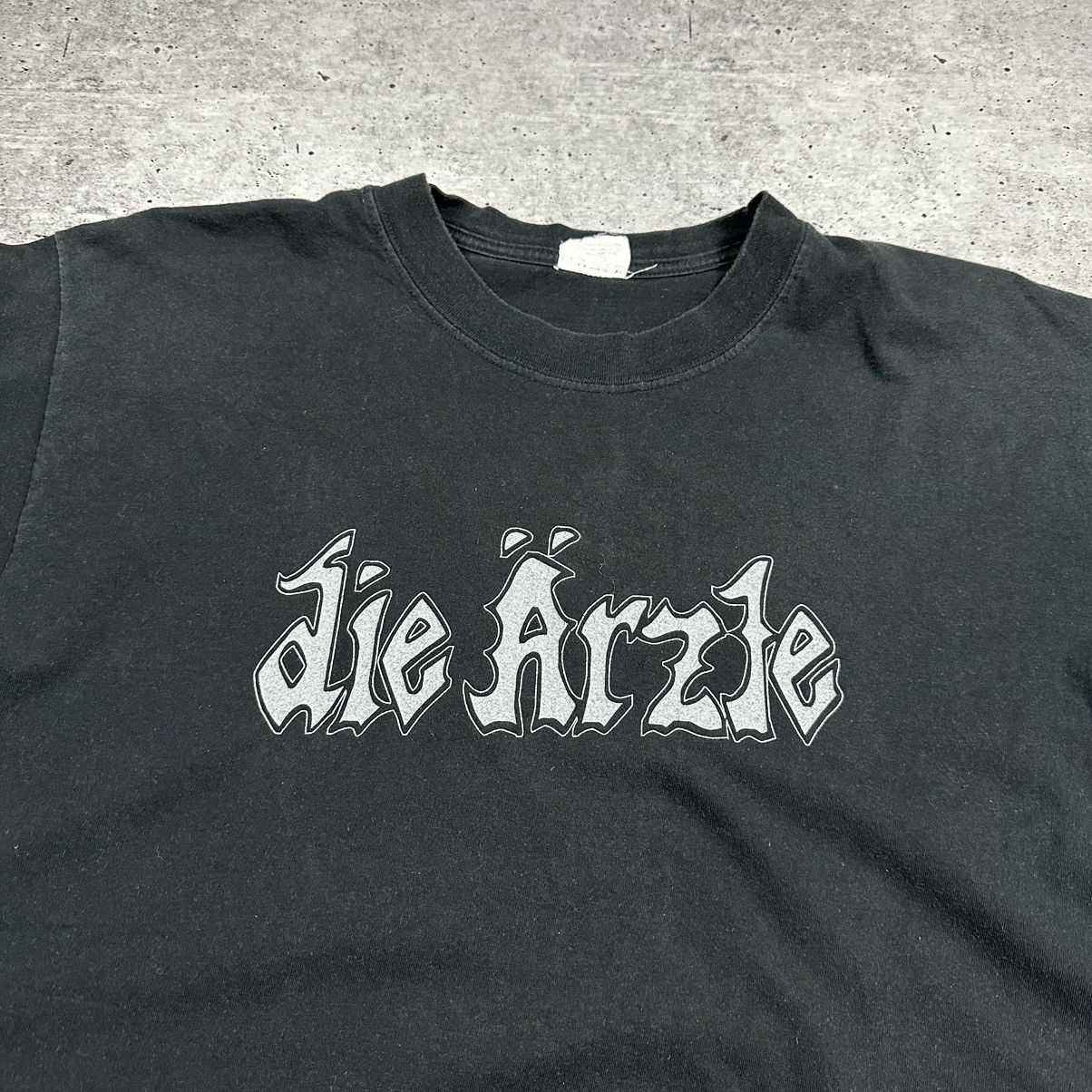 Band Tees Vintage Die Arzte - Die beste Band der Welt 2001 Black Men’s Size US L / EU 52-54 / 3 - 8 Thumbnail