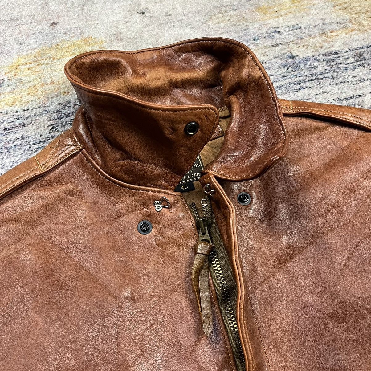 Buzz Rickson's × The Real McCoy's × Toyo Enterprises Hand Aniline Wax Finished Type A-2 horsehide leather jacket Size US M / EU 48-50 / 2 - 6 Thumbnail
