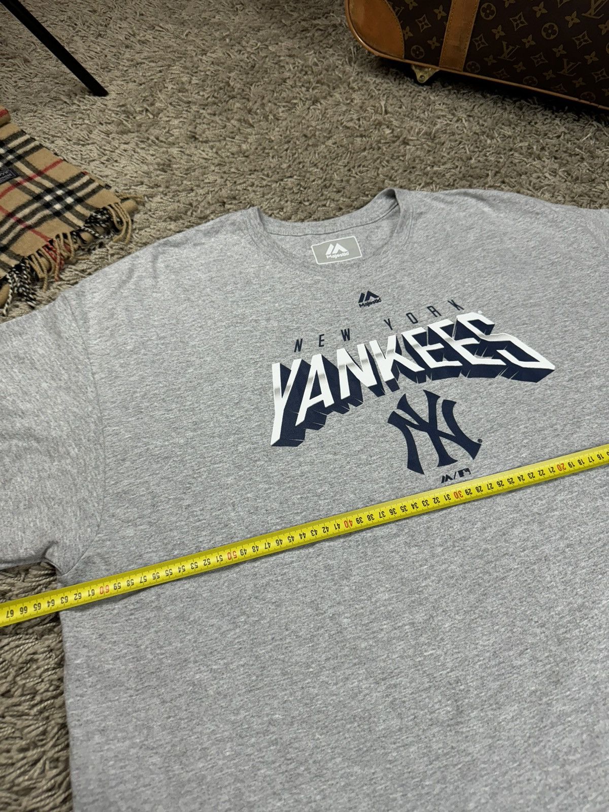 Majestic Vintage t shirt New York Yankees USA original casual item Size US XL / EU 56 / 4 - 5 Thumbnail