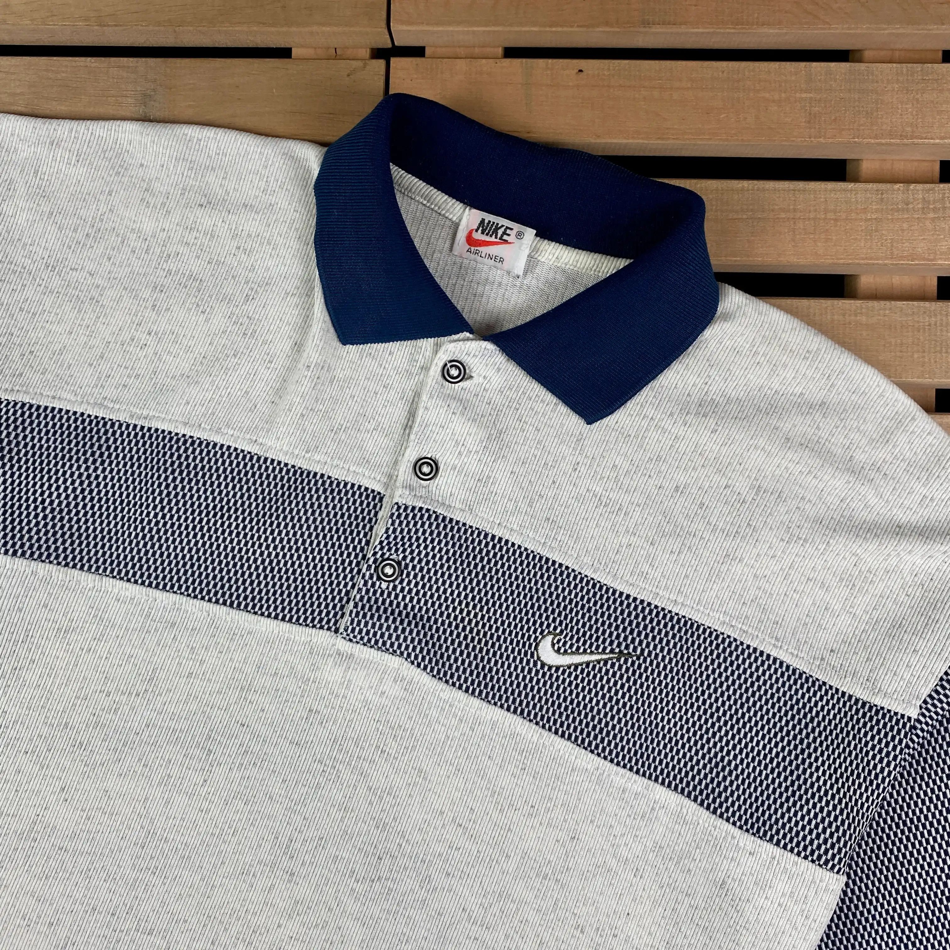 Nike × Vintage Mens Polo T-Shirt Nike Vintage Size L Size US L / EU 52-54 / 3 - 2 Thumbnail