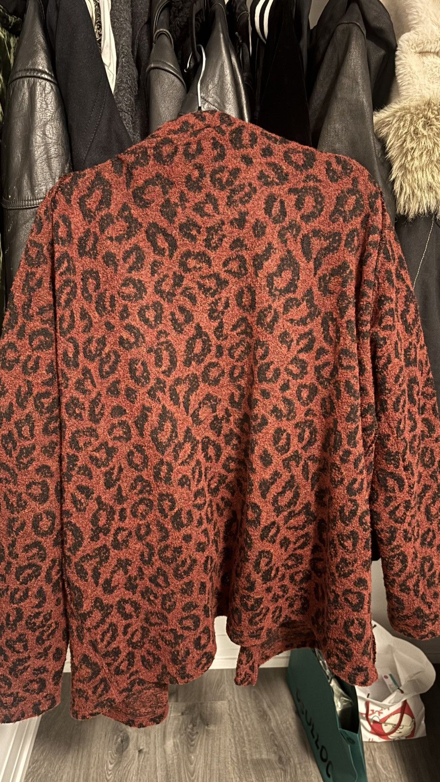Needles Needles Leopard Mohair Cardigan / Shawl Cardigan Size US L / EU 52-54 / 3 - 2 Thumbnail