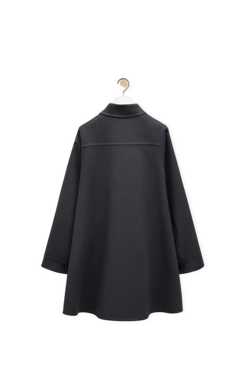 Loewe o1w1db10426 Coats in Black Size S / US 4 / IT 40 - 2 Thumbnail