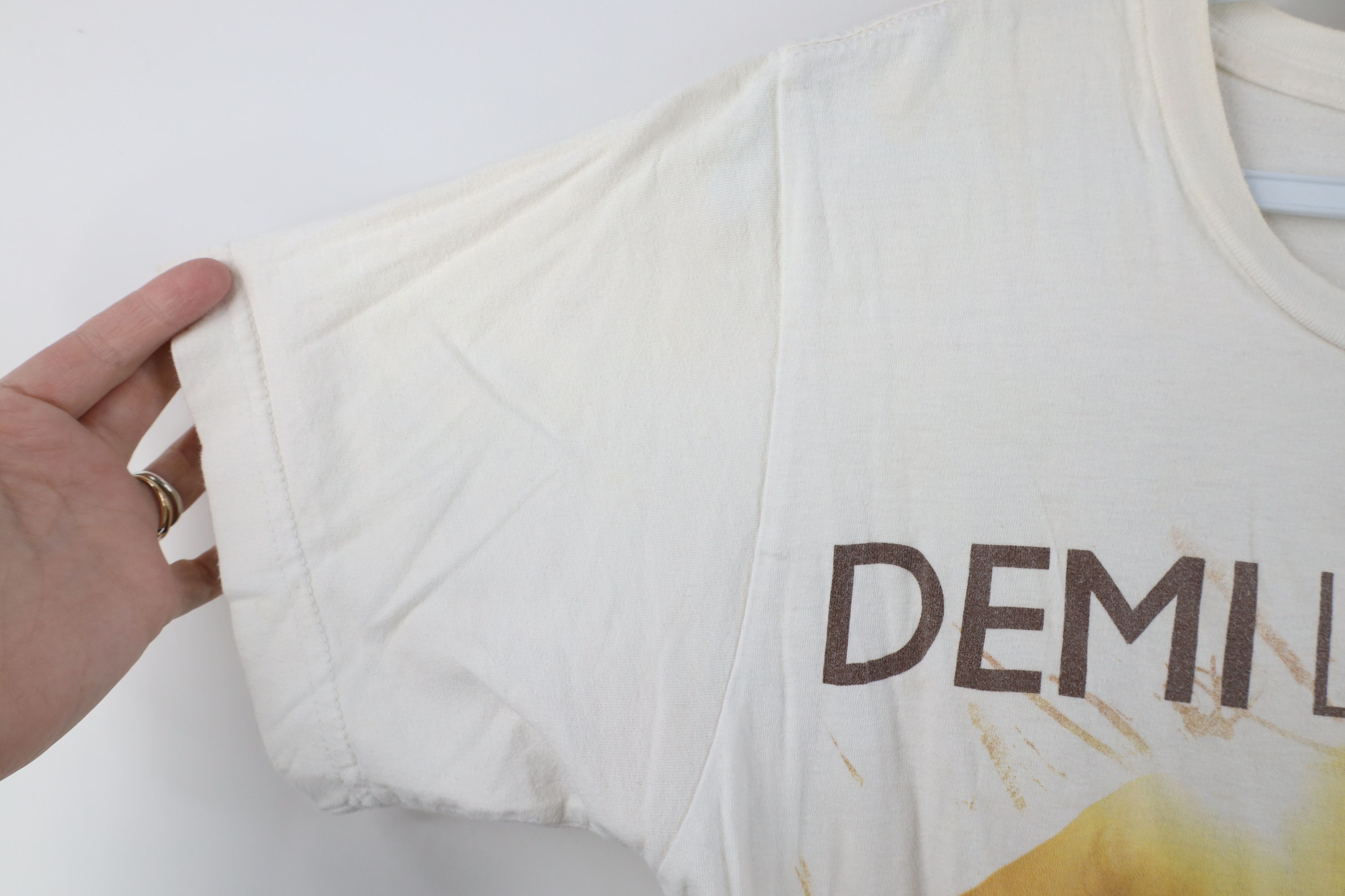 Vintage Y2K A Special Night With Demi Lovato Band T-Shirt White Size S / US 4 / IT 40 - 7 Thumbnail