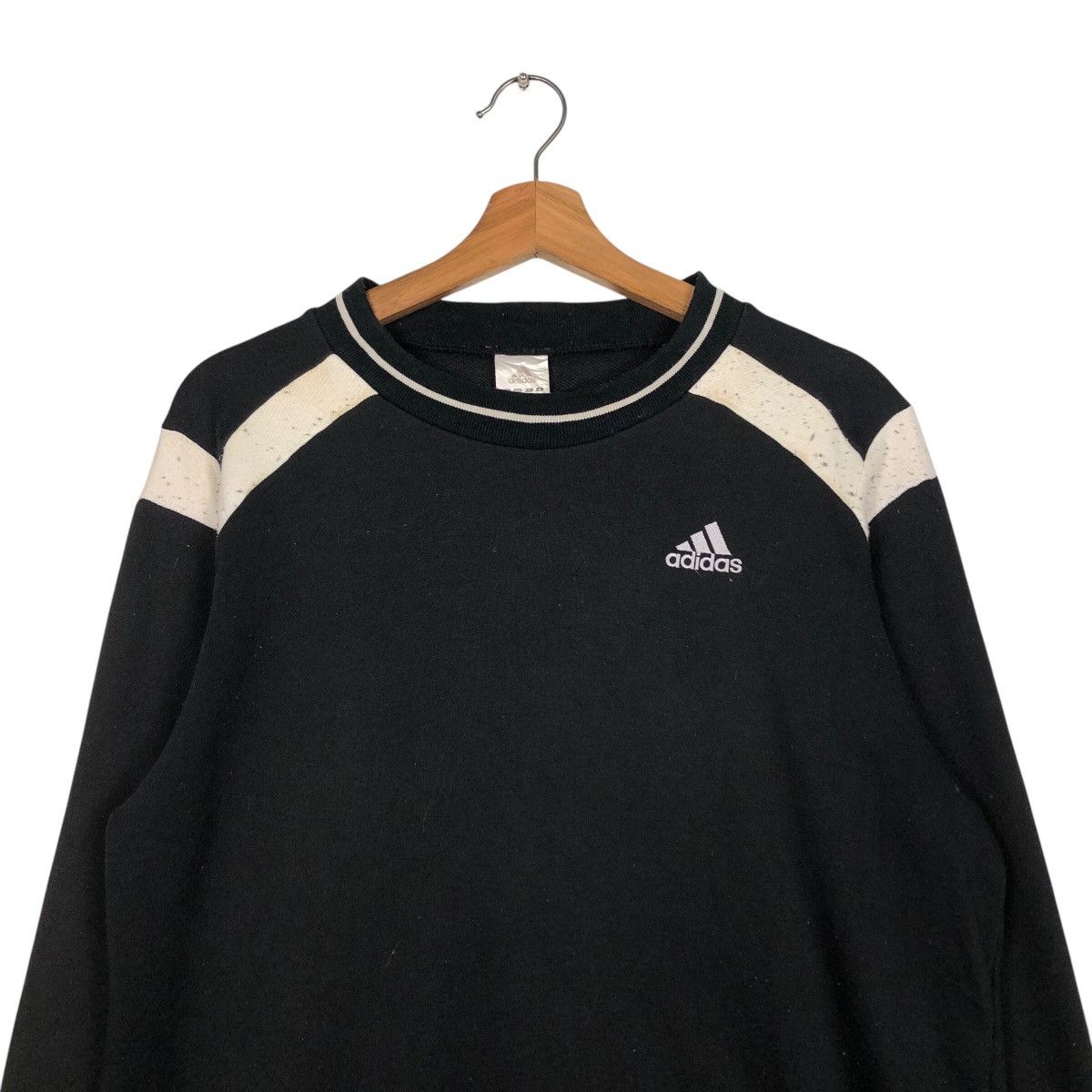 Adidas 📌Vintage Long Sleeve Sweatshirt Adidas Big Logo Size US L / EU 52-54 / 3 - 4 Thumbnail