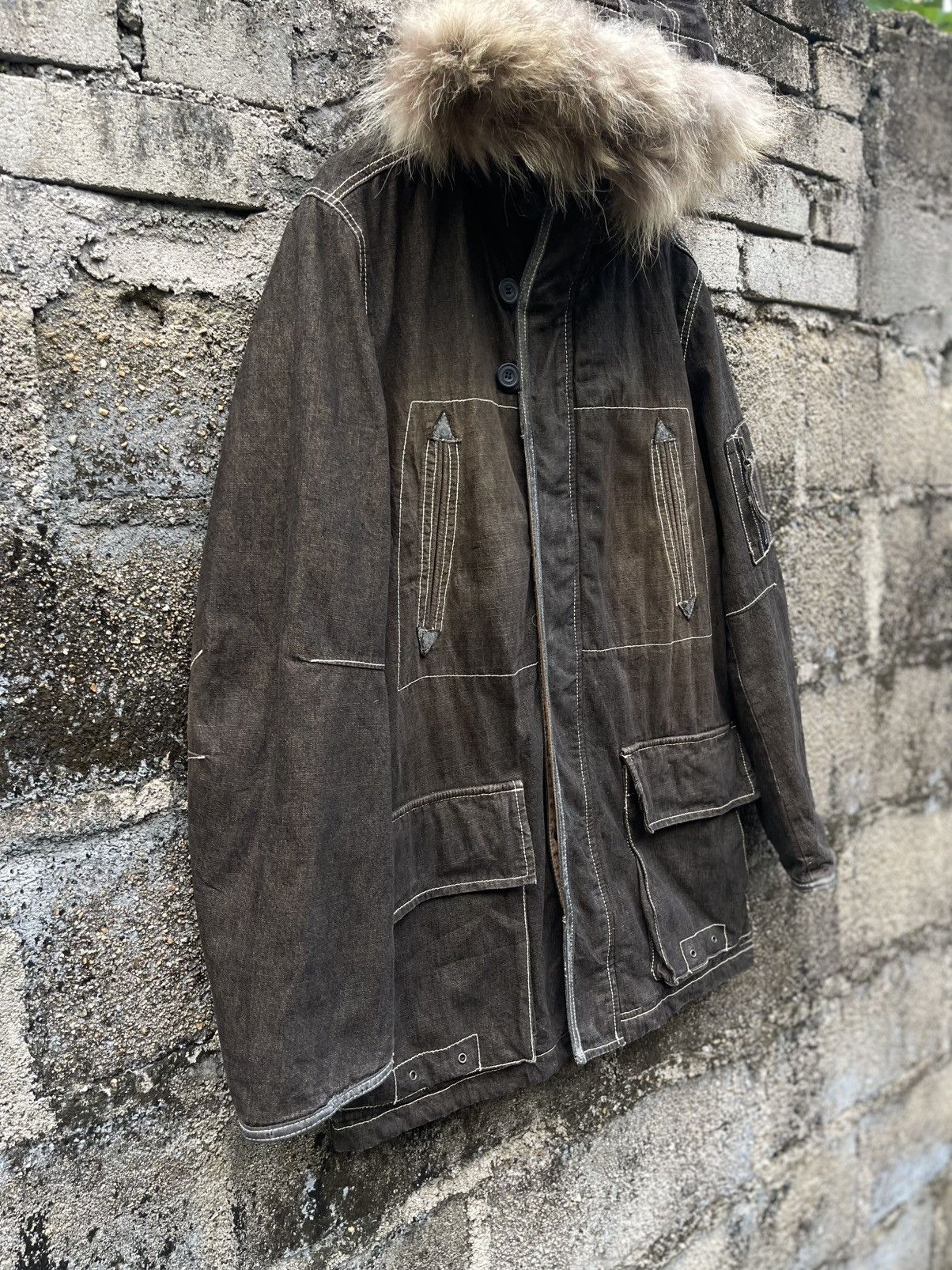 If Six Was Nine Japanese Ventina Tactical Pocket Fur Jacket Ifsixwasnine Size US L / EU 52-54 / 3 - 4 Thumbnail