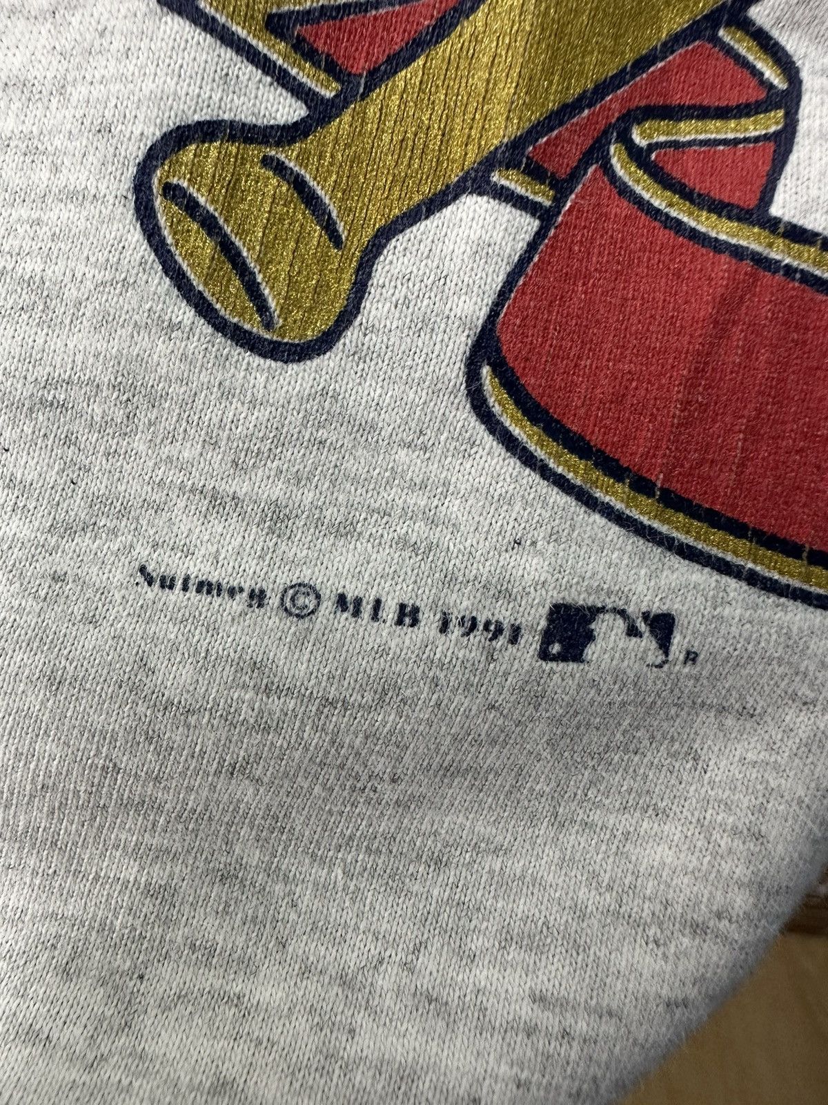 MLB Vintage MLB Boston Redsox 1991 Nutmeg Tshirt A928 Size US L / EU 52-54 / 3 - 6 Thumbnail