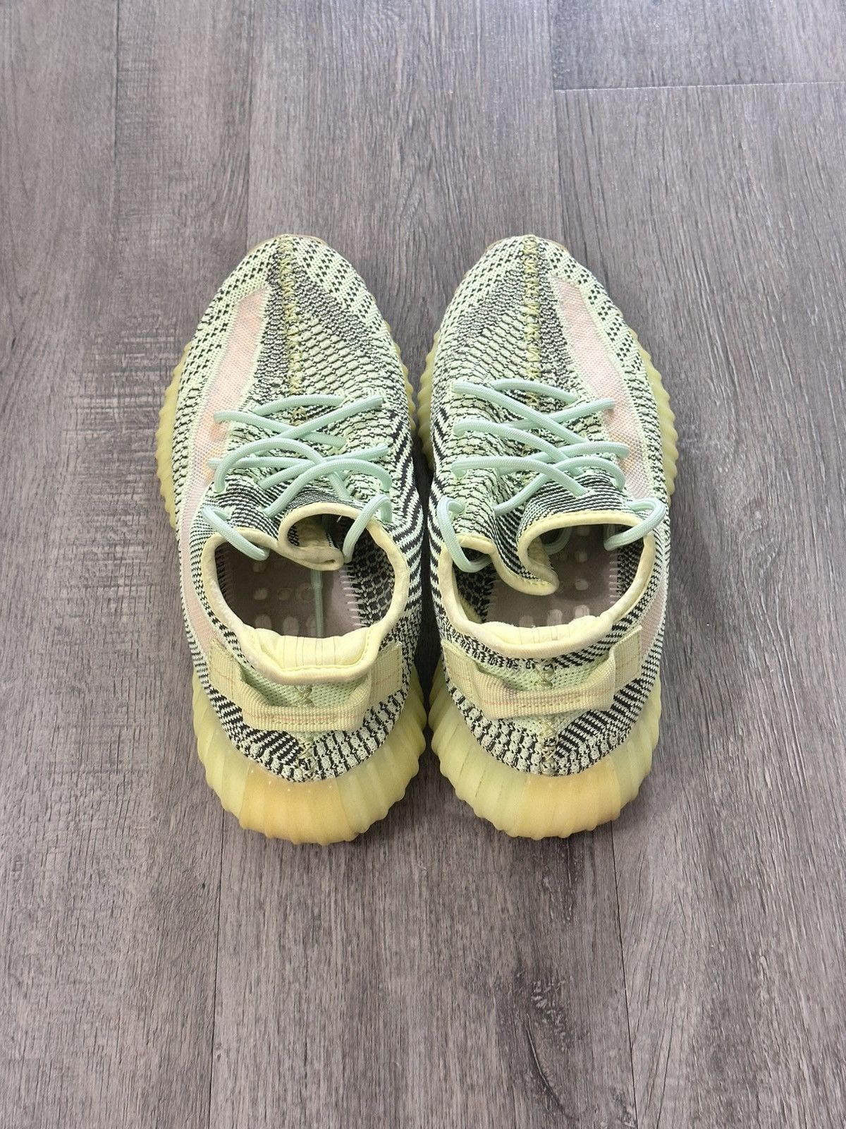 Yeezy ADIDAS YEEZY BOOST 350 V2 YEEZY-Yellow and Green Size US 12 / EU 45 - 2 Thumbnail