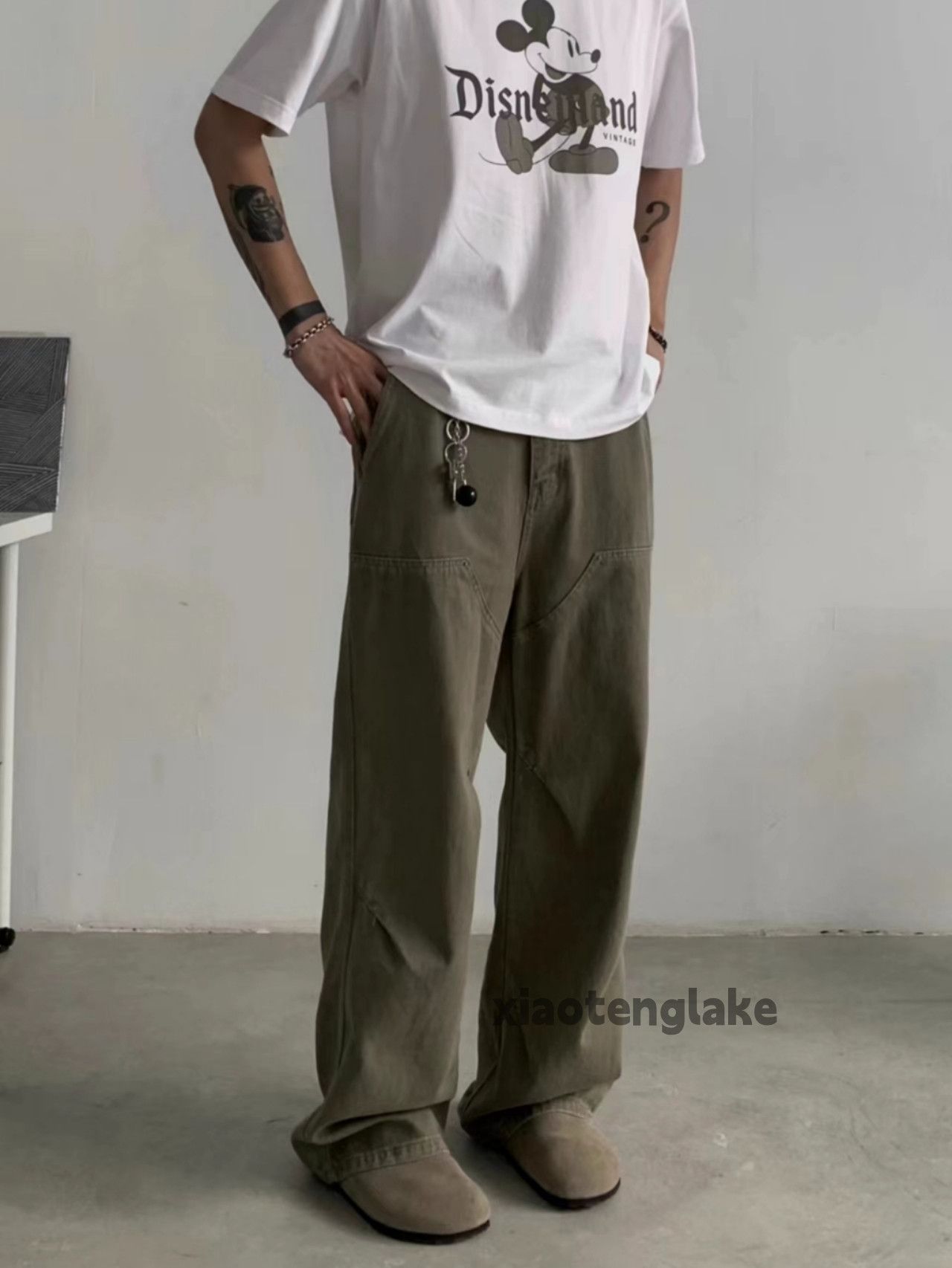 Designer × Japanese Brand × Vintage washed faded utility skate hiphop carpenter pants Size US 32 / EU 48 - 1 Thumbnail