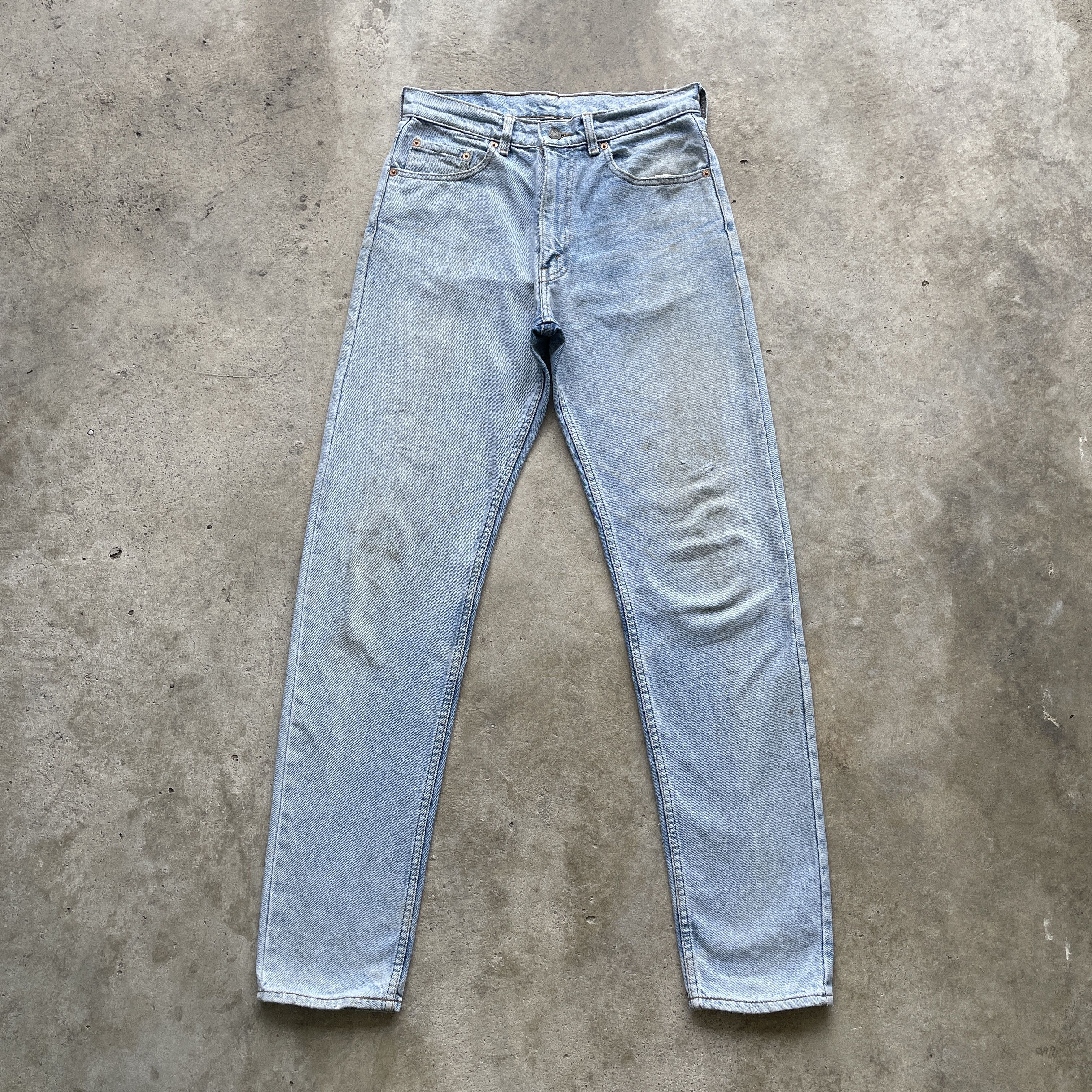 Levi's × Vintage Vintage Levi’s Skinny Jeans Wash Denim Faded Pants W29 Size US 29 - 2 Thumbnail