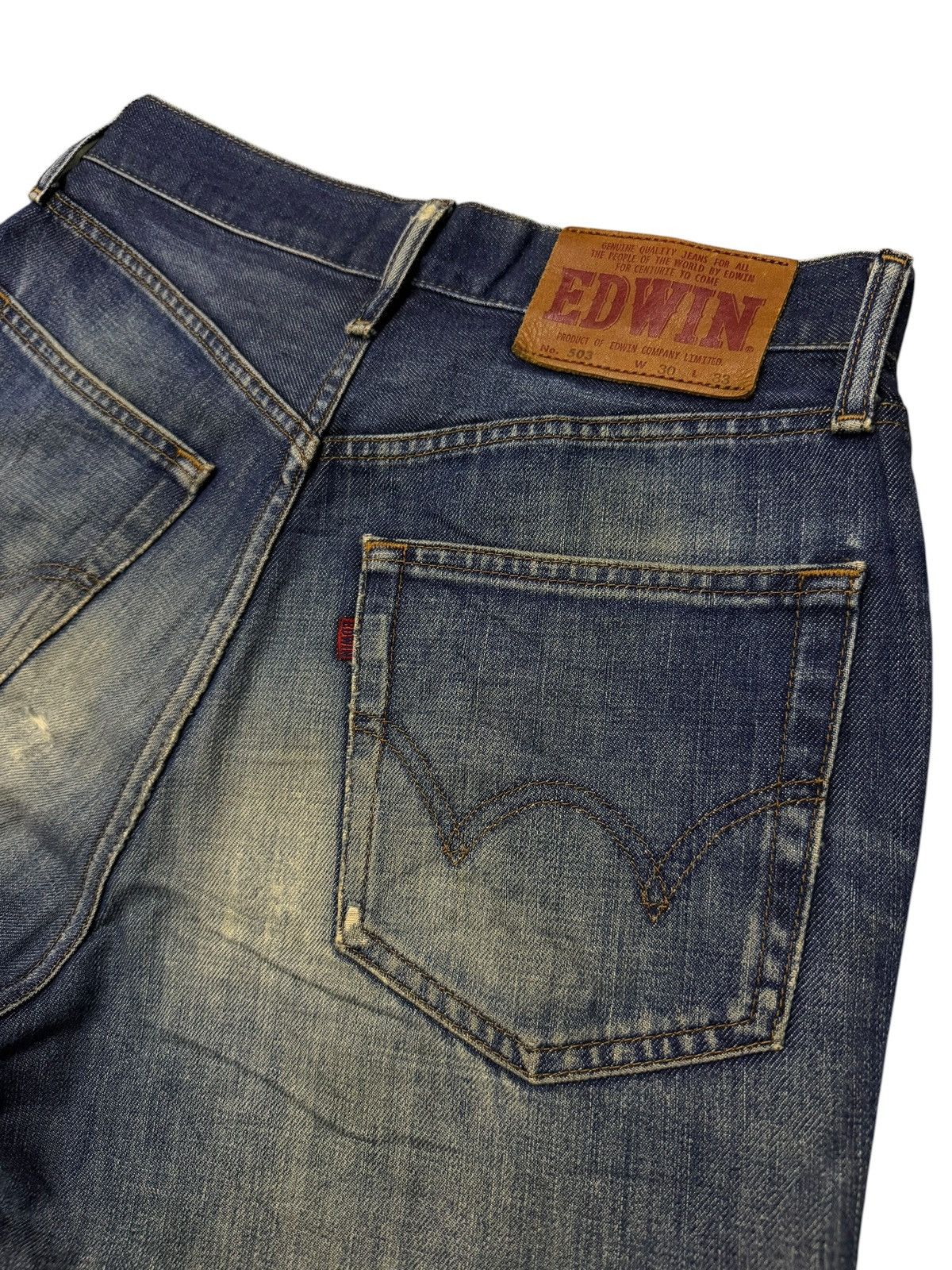 Edwin Vintage Edwin 503 Japanese Denim Jeans | Regular Straight 29 Size US 29 - 8 Thumbnail