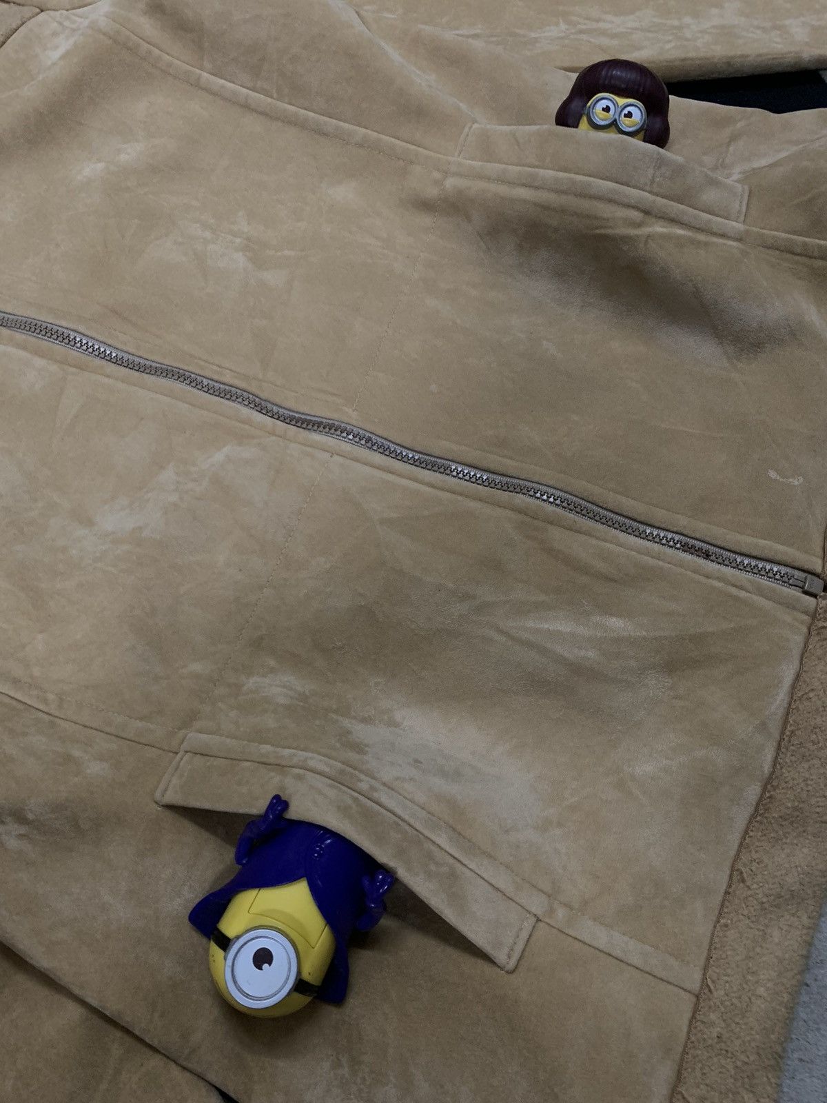 Santa Cruz Skateboards Vintage Santa Cruz Faux Suede Style Full Zip Light Jacket Size US M / EU 48-50 / 2 - 8 Thumbnail